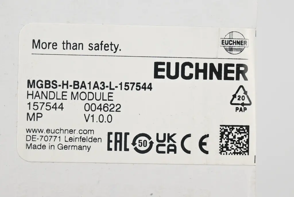 Produktfoto 1 von Euchner Griffmodul MGBS-H-BA1A3-L-157544 ( V1.0.0 )