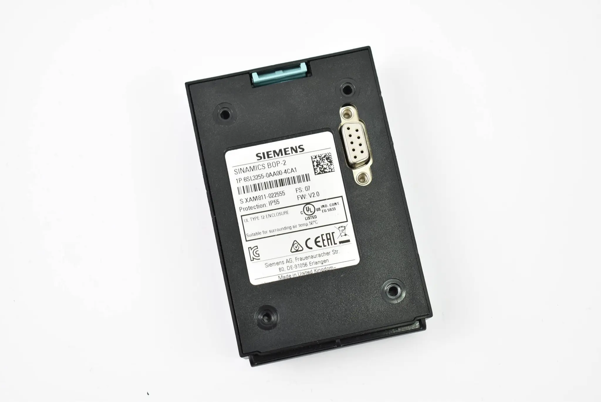 Produktfoto 1 von Siemens Sinamics BOP-2 6SL3255-0AA00-4CA1 ( 6SL3 255-0AA00-4CA1 )