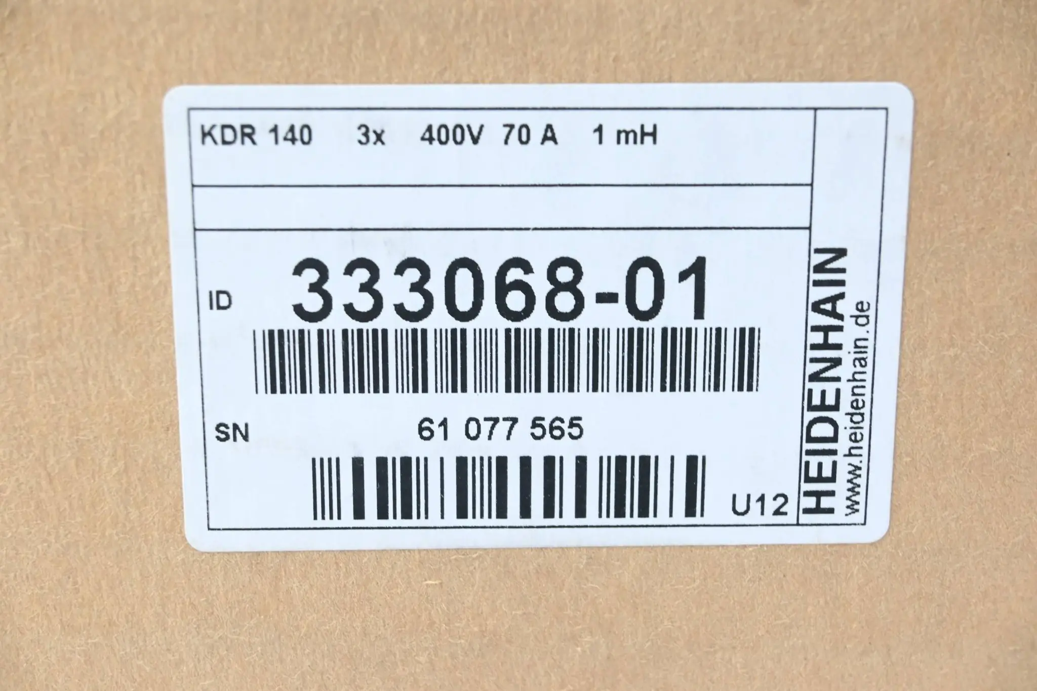 Produktfoto 1 von Heidenhain Kommutierungsdrossel KDR 140 ( 333068-01 ) Ver. U12