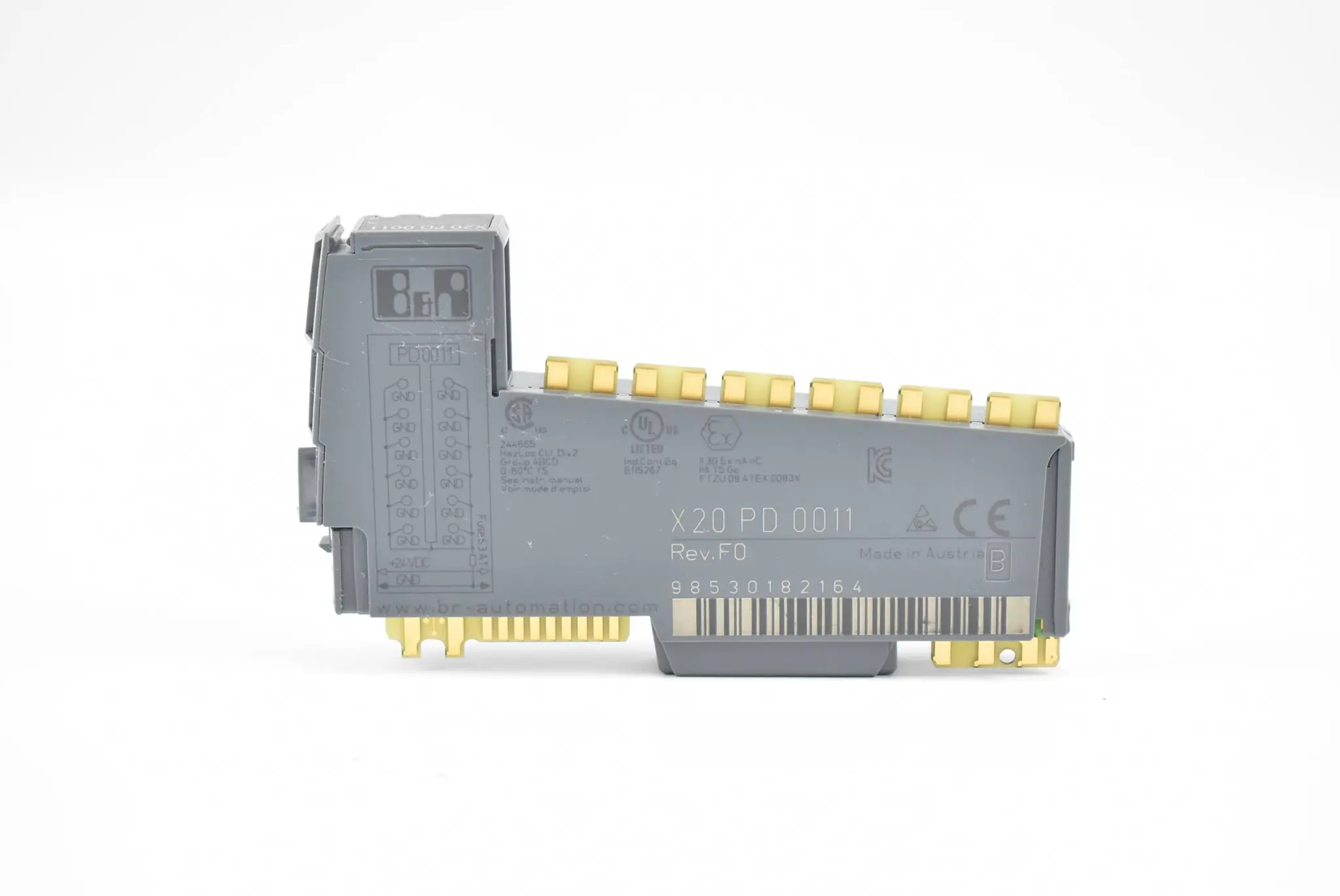Produktfoto 1 von B&R Automation Potenzialverteilermodul X20 PD 0011 ( X20PD0011 ) Rev. F0