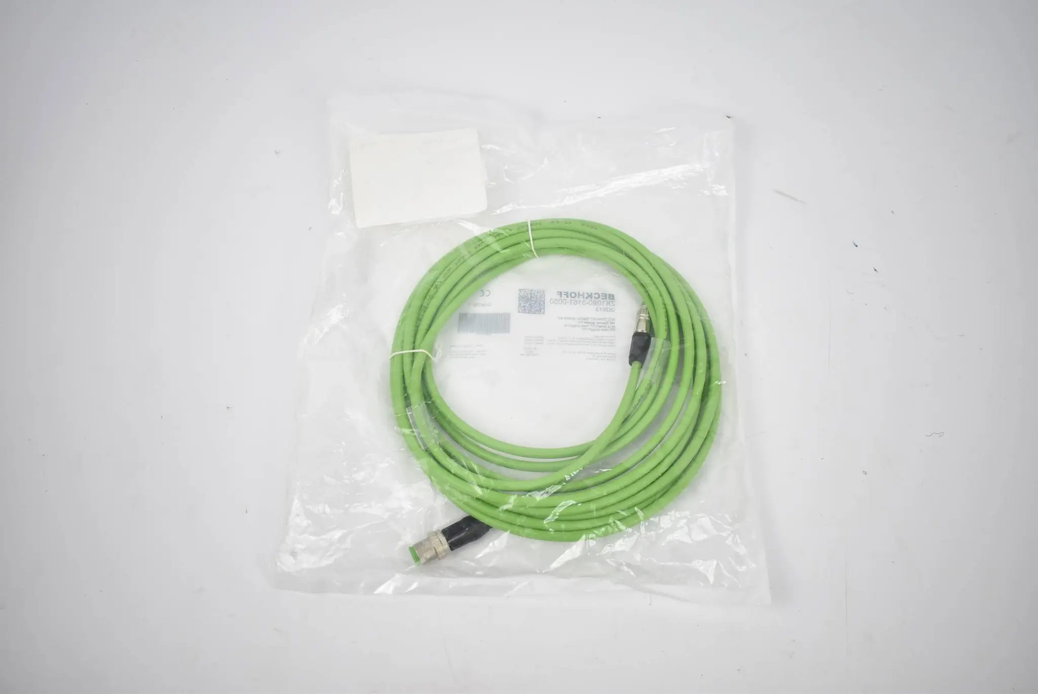 Produktfoto 1 von Beckhoff EtherCAT-Leitung 5m M12 Stecker gerade ZK1090-3161-0050