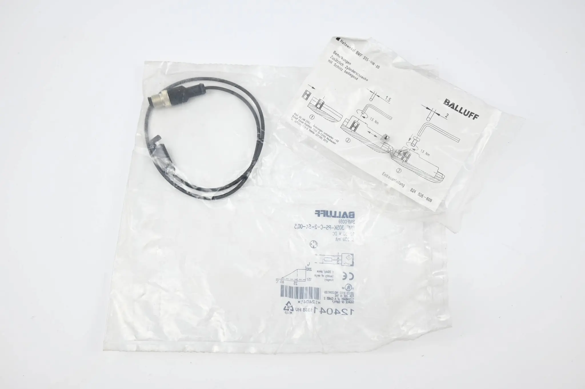 Produktfoto 1 von Balluff SET00H5 Liefergruppe BMF 305K/HW20-PS-C-2-S4-00,5