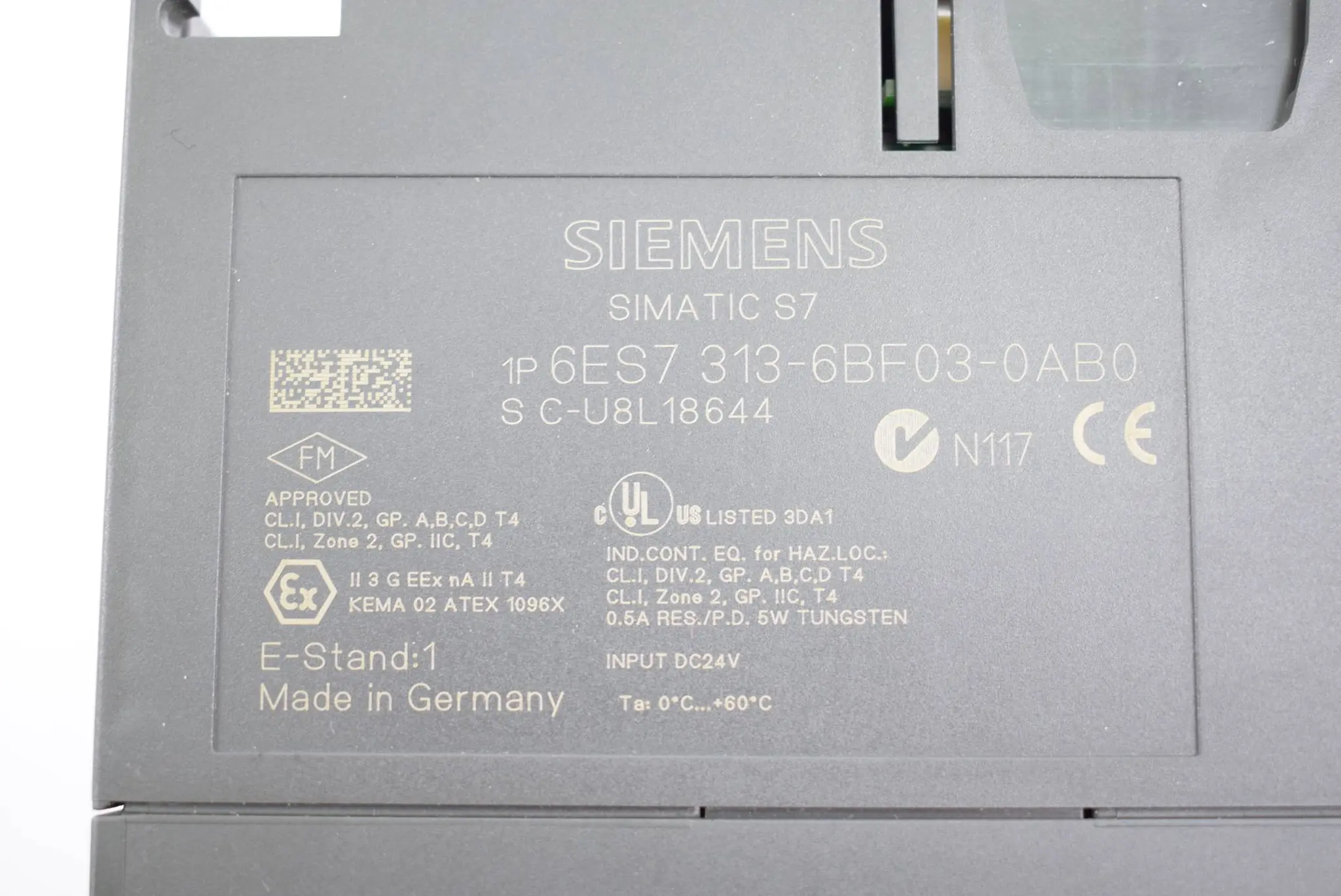Produktfoto 1 von Siemens simatic S7-300 CPU313C-2 PtP 6ES7 313-6BF03-0AB0 ( 6ES7313-6BF03-0AB0 )