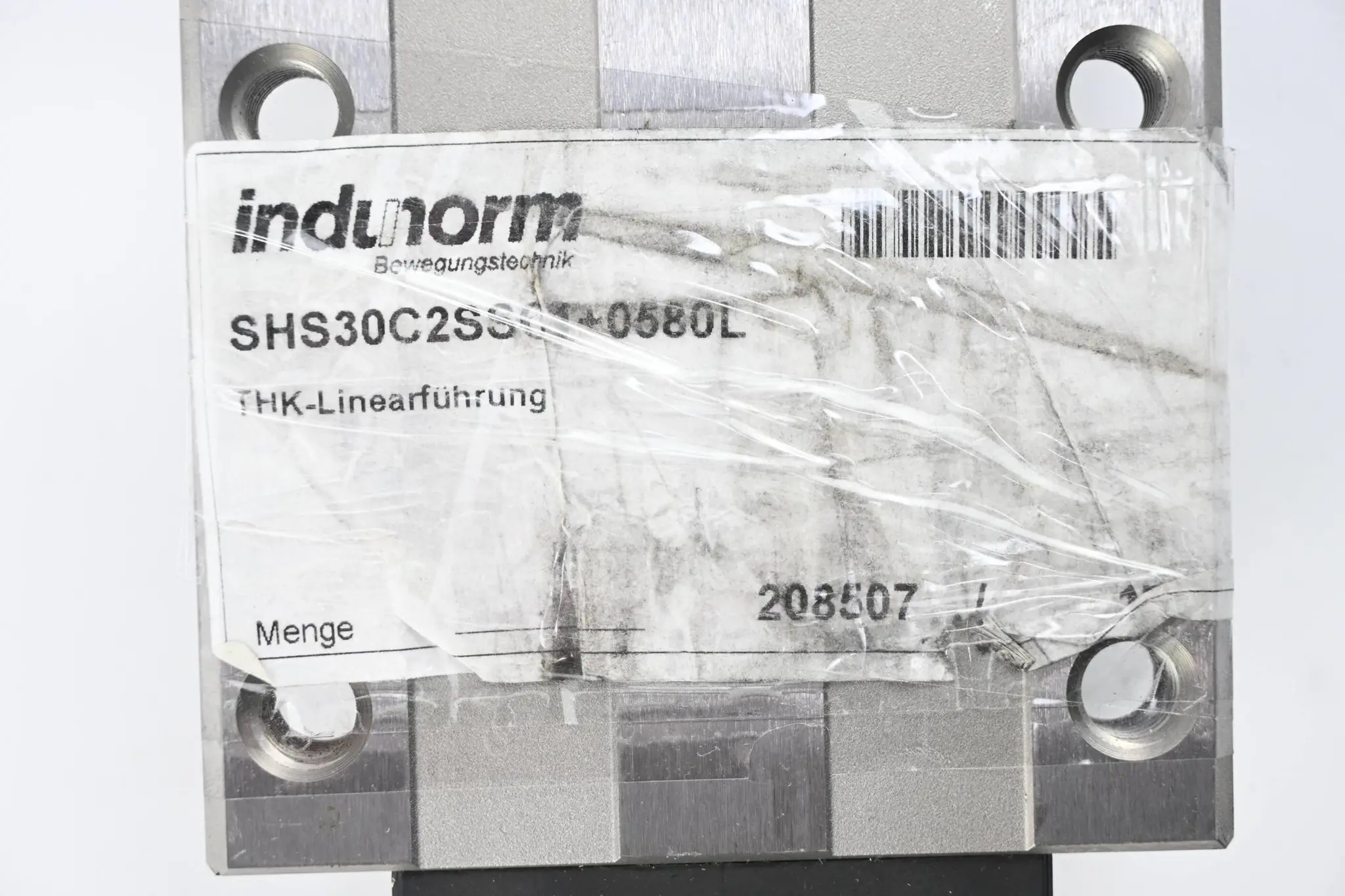 Indunorm Linearführungseinheit SHS30C2SS61+0580L