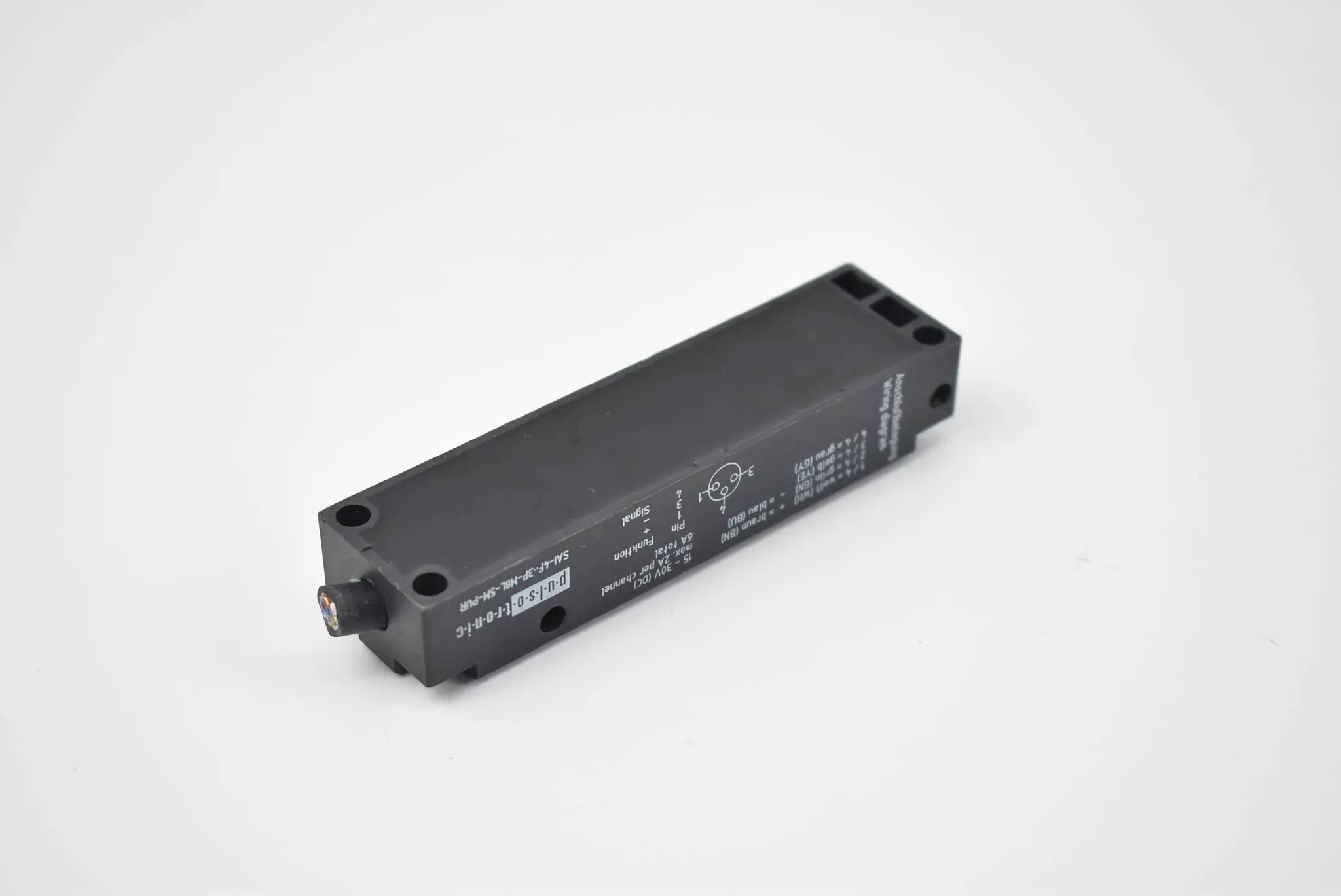 Produktfoto 1 von Pulsotronic Sensor-Aktor-Verteiler 15-30VDC 6A SAI-4F-3P-M8L-5M-PUR ( 1512071 )