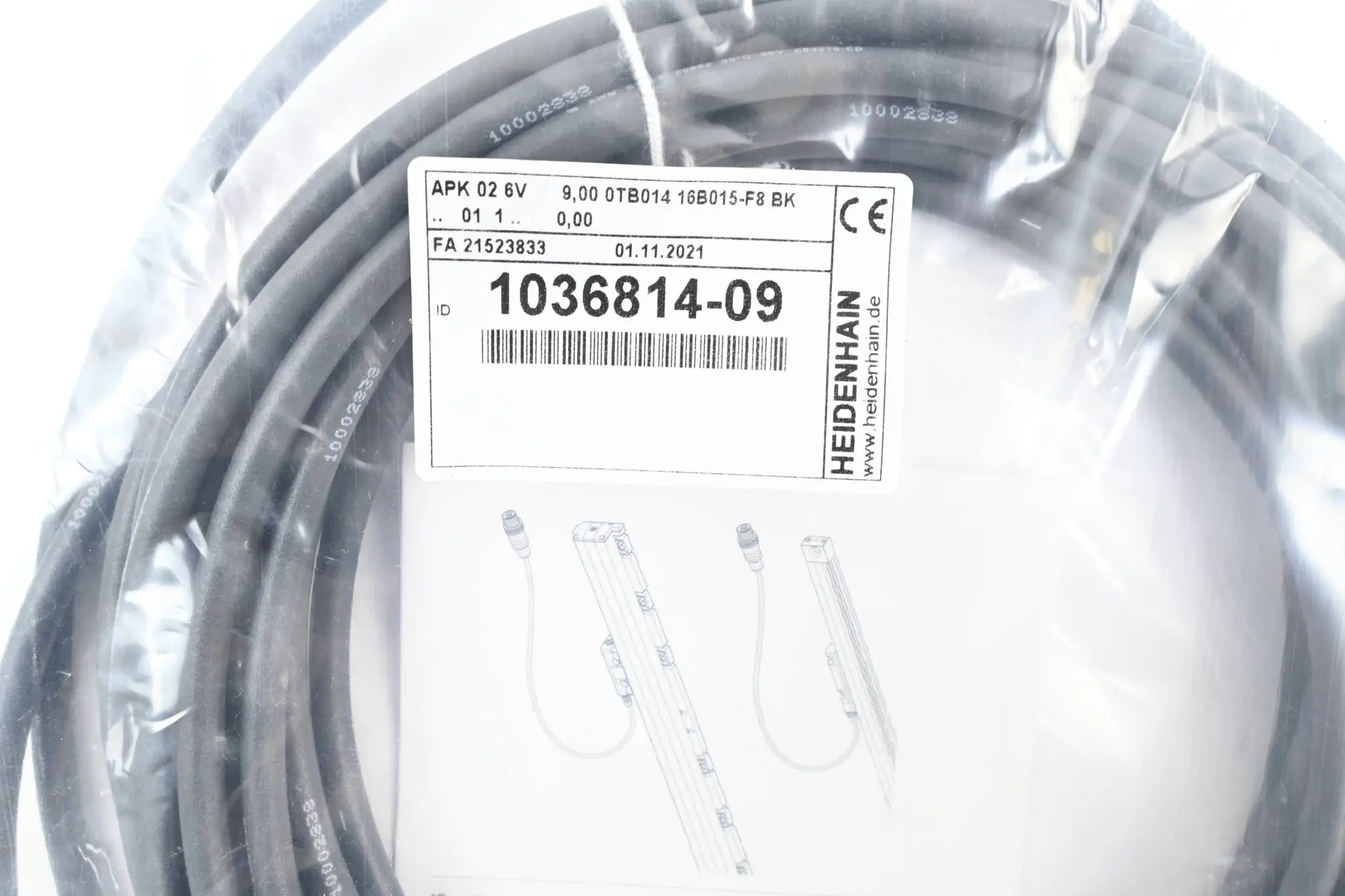 Produktfoto 1 von Heidenhain Adapterkabel zum Anschluss von Steckersystemen 1036814-09 / 9m
