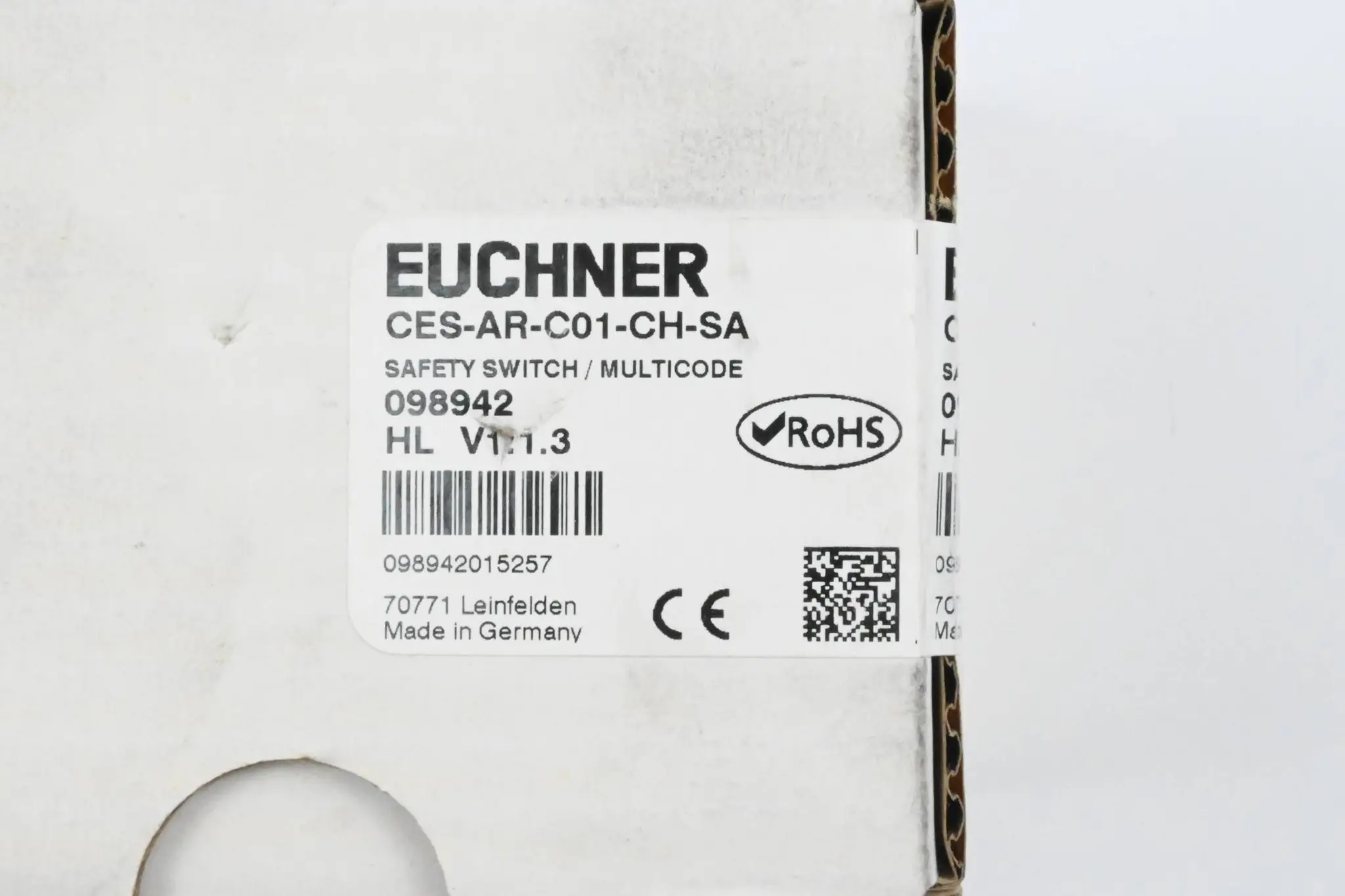 Produktfoto 1 von Euchner Sicherheitsschalter CES-AR-C01-CH-SA ( 098942 )