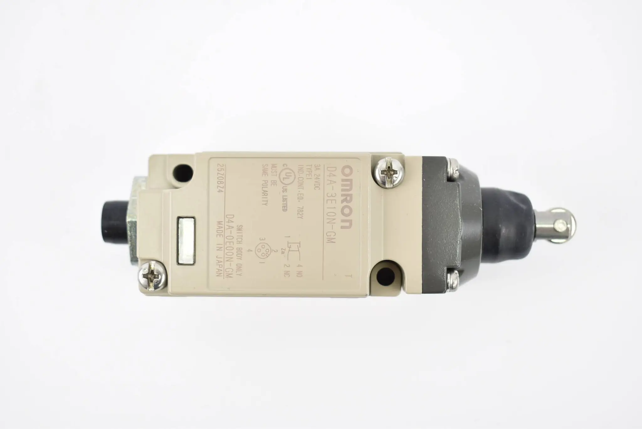 Produktfoto 1 von Omron Grenzschalter 3A 24VDC D4A-3E10N-GM