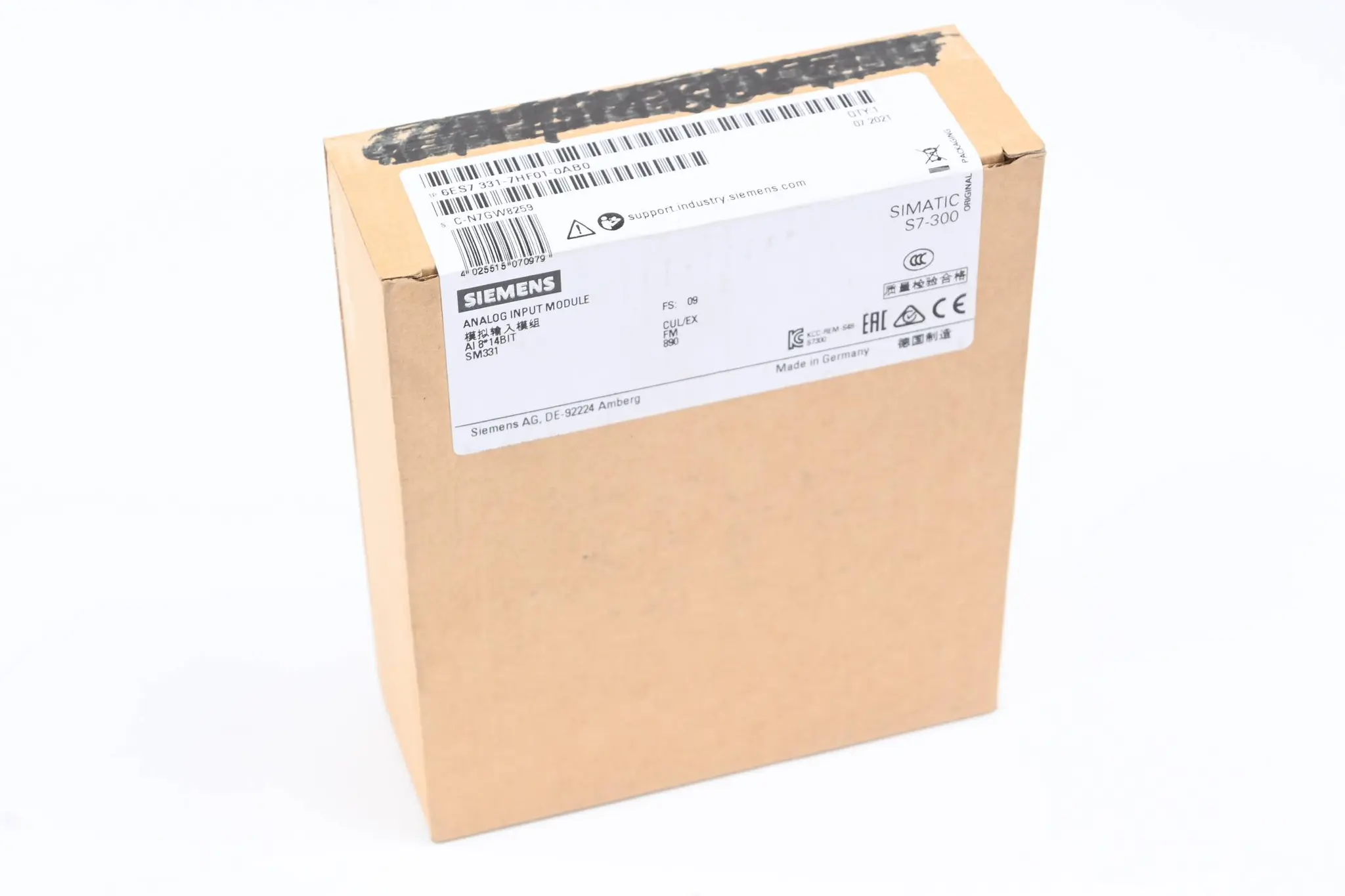 Produktfoto 1 von Siemens Simatic S7-300 Analog 6ES7331-7HF01-0AB0 ( 6ES7 331-7HF01-0AB0 ) E9