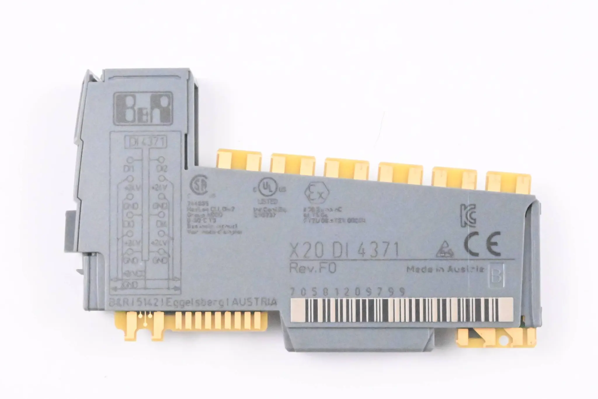 Produktfoto 1 von B&R Automation digitales Eingangsmodul 24VDC X20 DI 4371 ( X20DI4371 ) Rev. F0