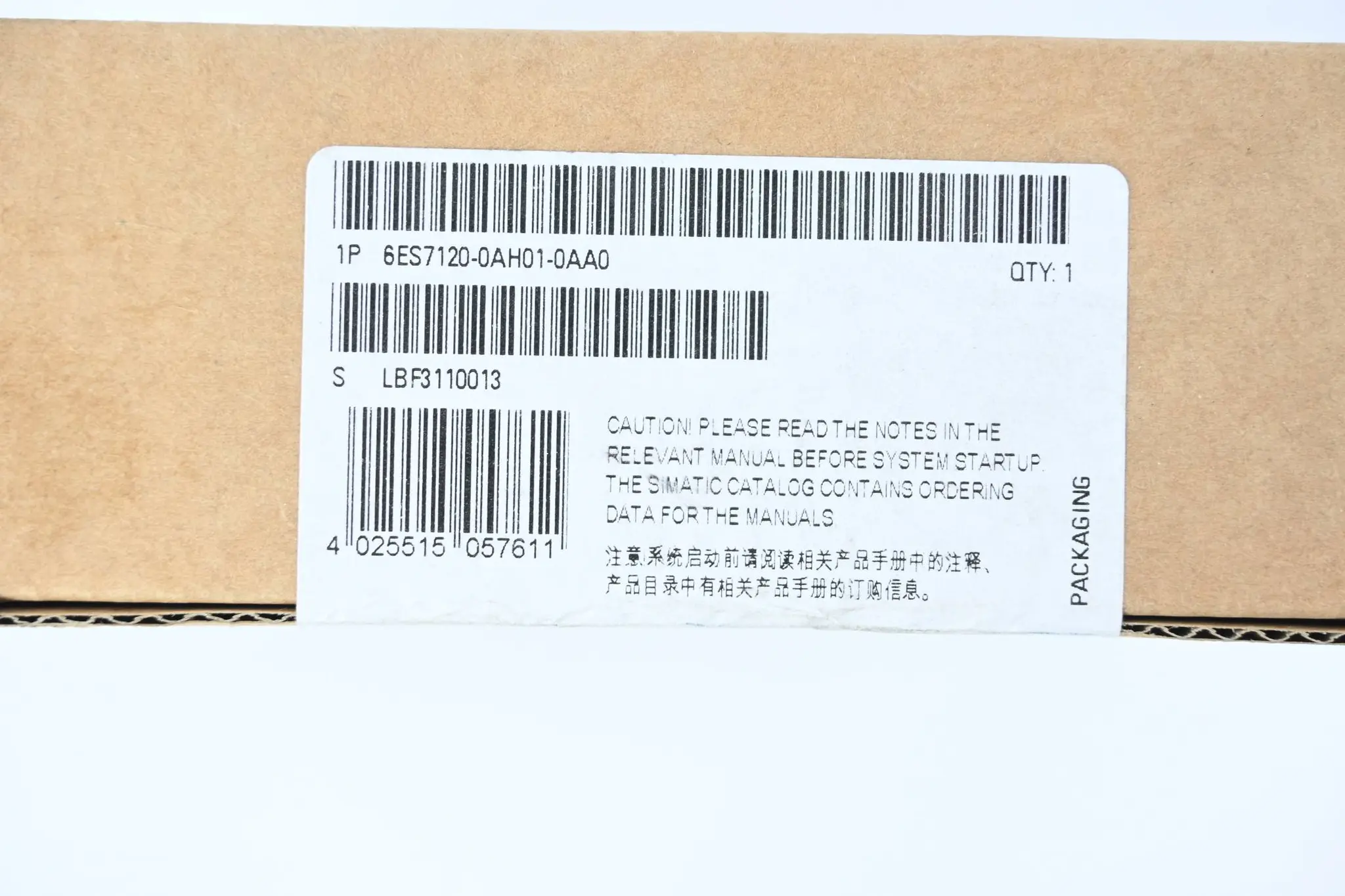 Produktfoto 1 von Siemens Simatic Terminalblock TB16SC 6ES7120-0AH01-0AA0 ( 6ES7 120-0AH01-0AA0 )