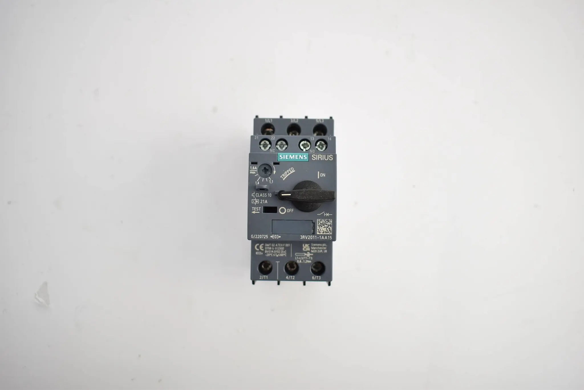 Produktfoto 1 von Siemens sirius Leistungsschalter 3RV2 011-1AA15 ( 3RV2011-1AA15 )