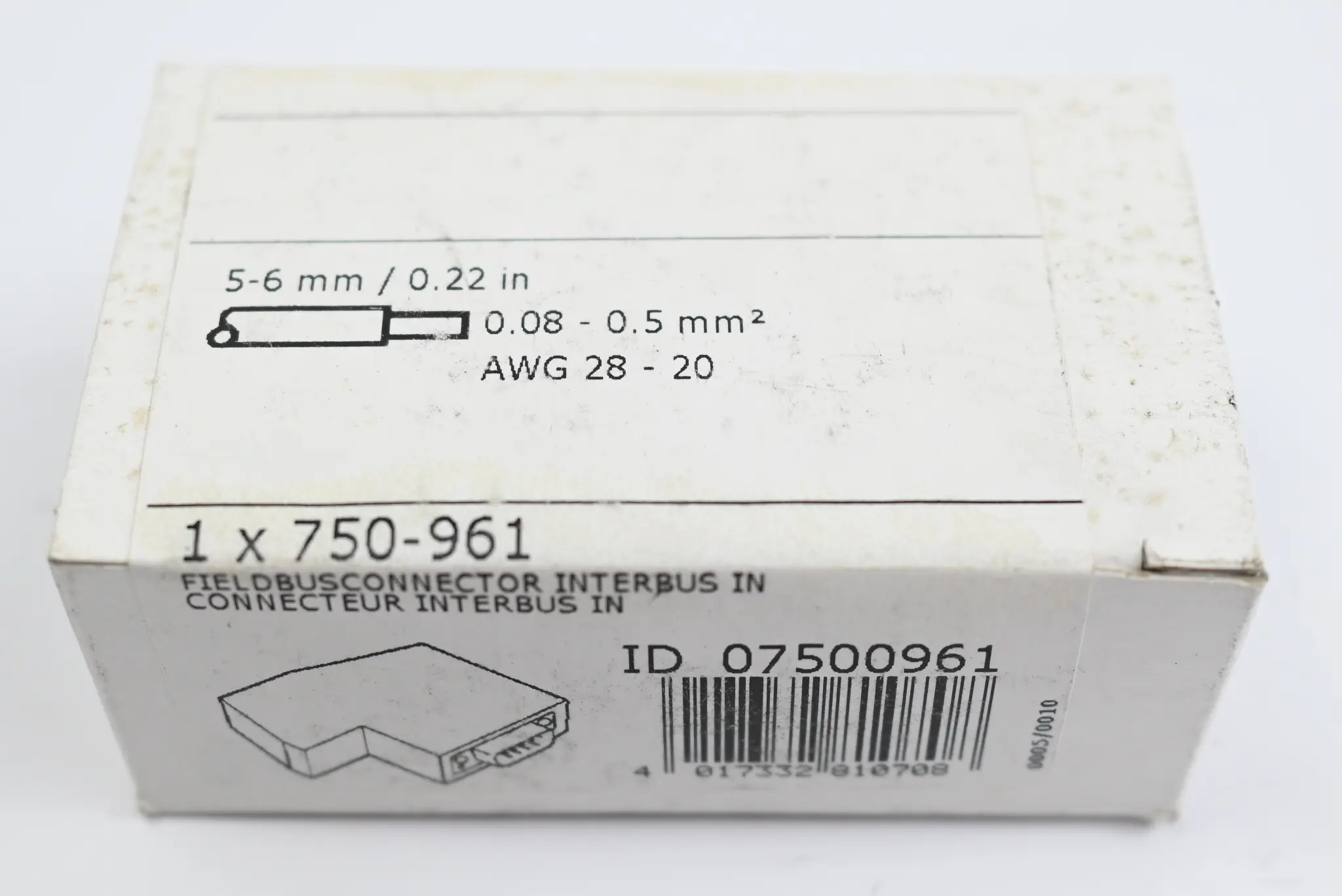 Produktfoto 1 von Wago Interbus-Stecker 750-961