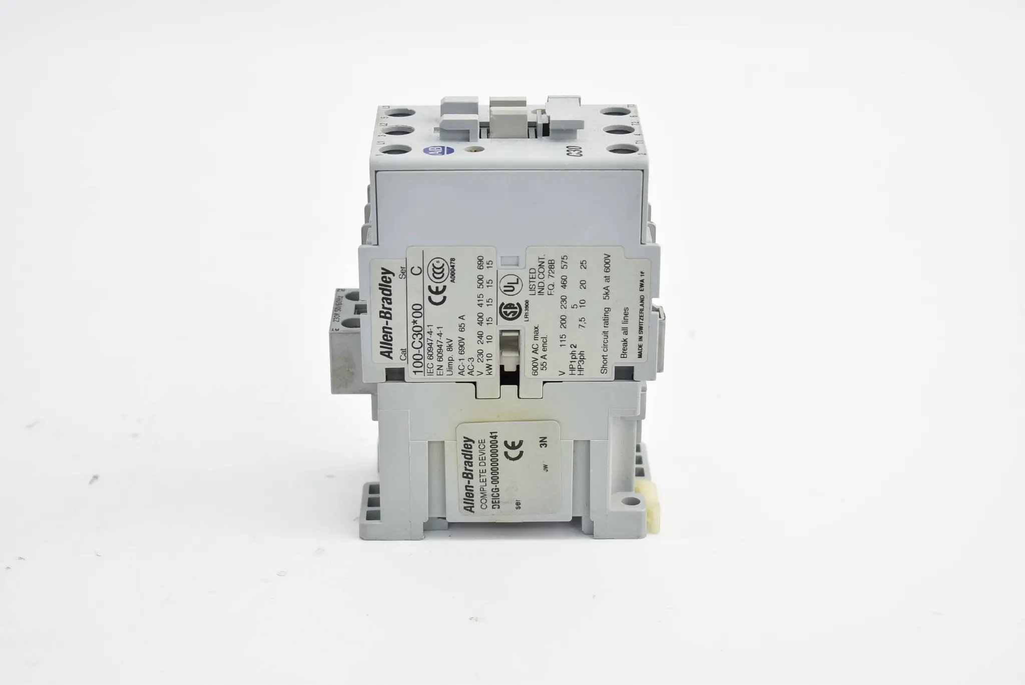 Produktfoto 1 von Allen-Bradley Motorschutz Schütz Contactor 100-C30*00