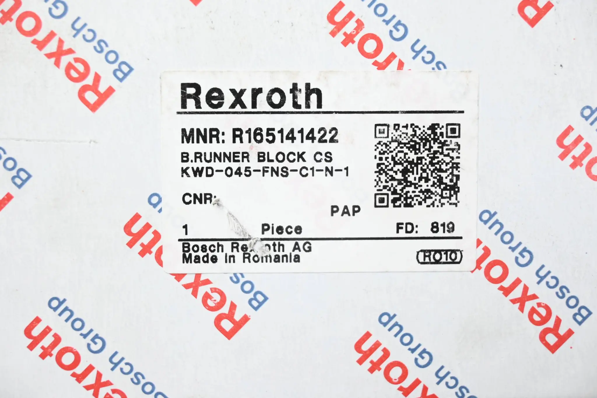 Produktfoto 1 von Rexroth Kugelwagen KWD-045-FNS-C1-N-1 ( R165141422 )