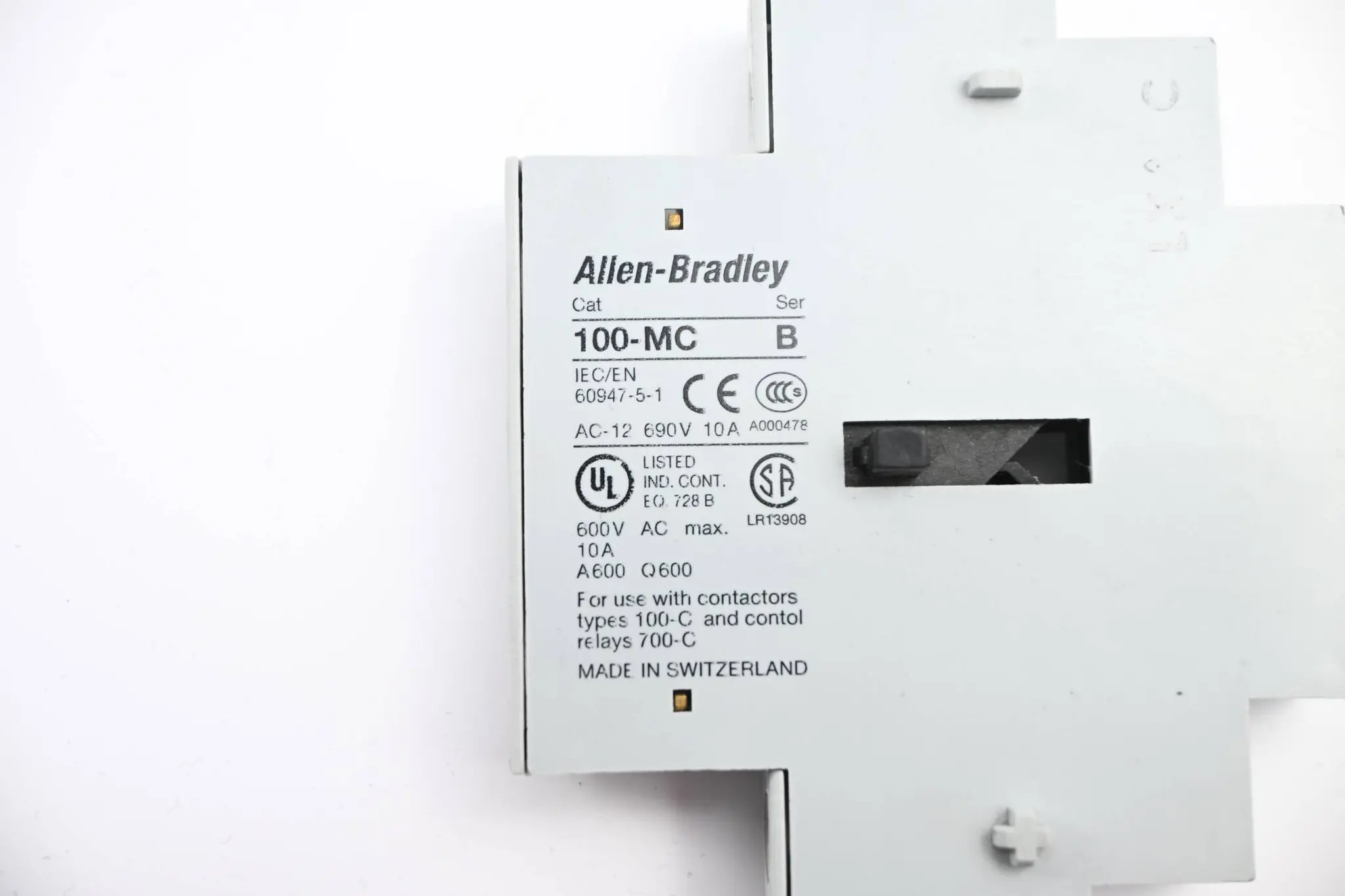 Produktfoto 1 von Allen Bradley Hilfsschalter 100-MC