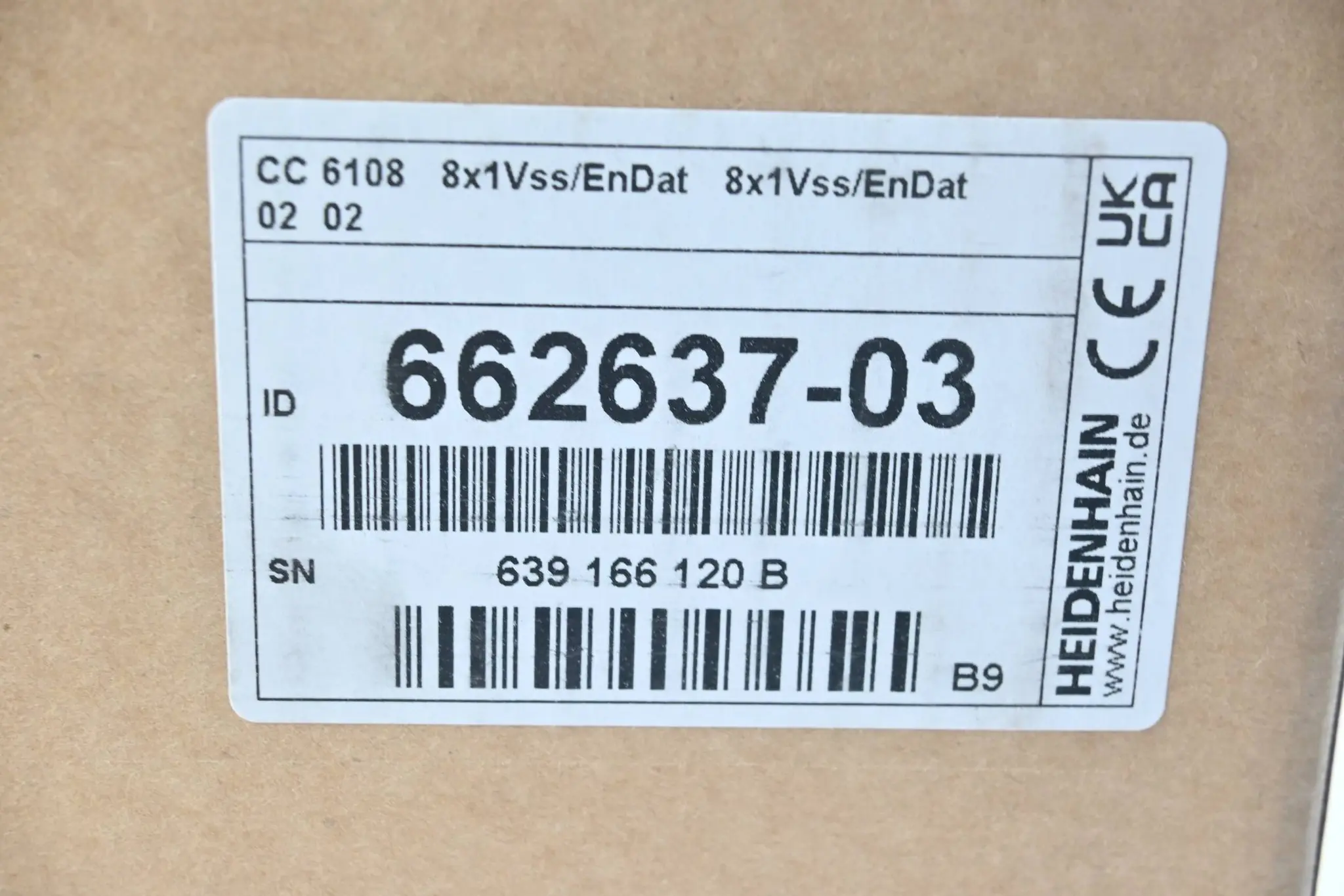 Produktfoto 1 von Heidenhain Regeleinheit CC 6108 8x1Vss/EnDat 8x1Vss/EnDat 02 02 ( 662637-03 ) B9