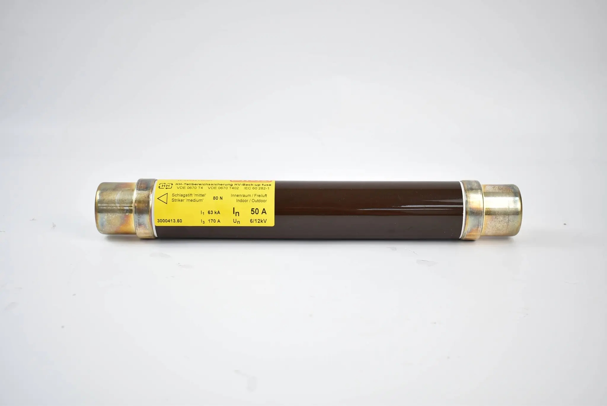 Produktfoto 1 von SIBA Fuse-link Sicherungseinsatz 50A 6/12kV ( 565843 )