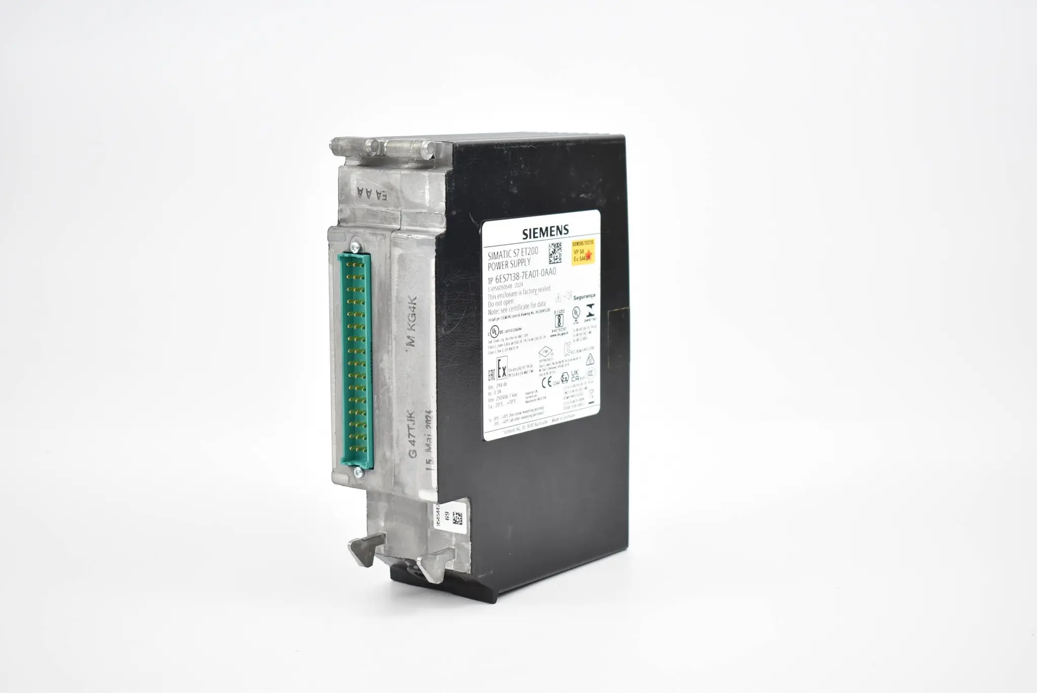 Produktfoto 1 von Siemens Simatic DP DC 24 V 6ES7138-7EA01-0AA0 ( 6ES7 138-7EA01-0AA0 ) E9
