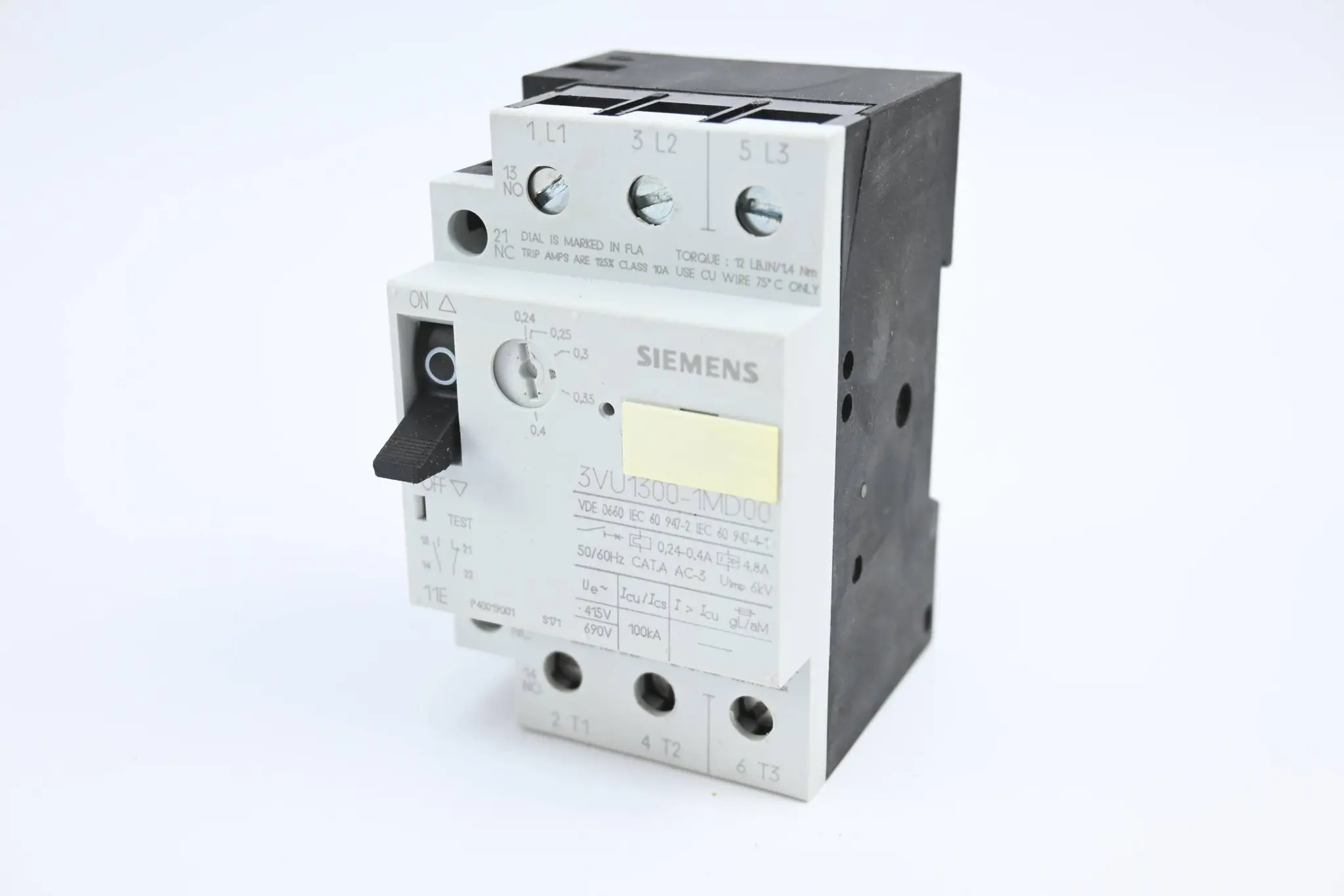 Produktfoto 1 von Siemens Leistungsschalter 3VU1300-1MD00 ( 3VU1 300-1MD00 )