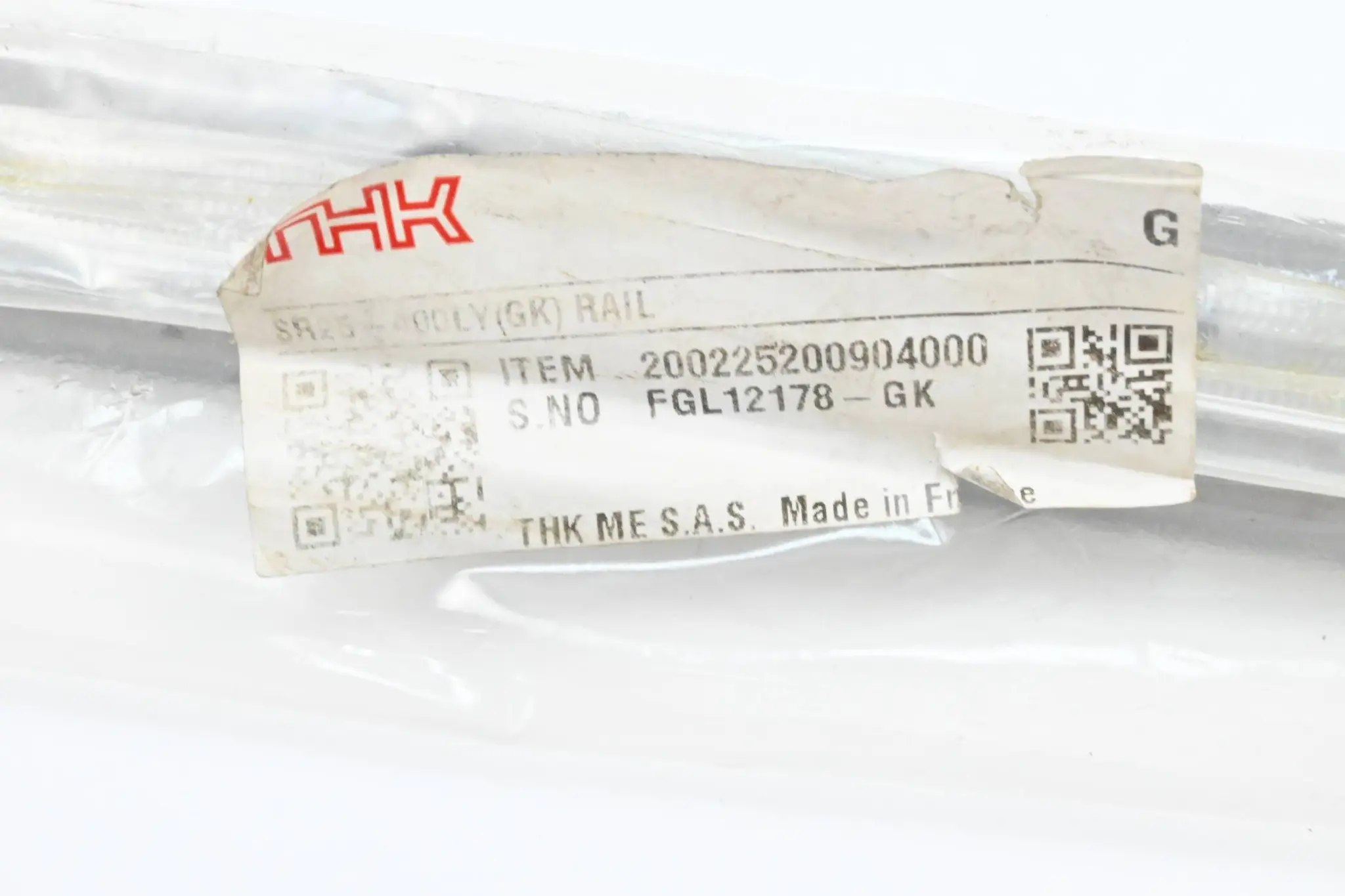 Produktfoto 1 von THK Lineare Führungsschiene Stahl 25x400mm SR25 400LY (GK)