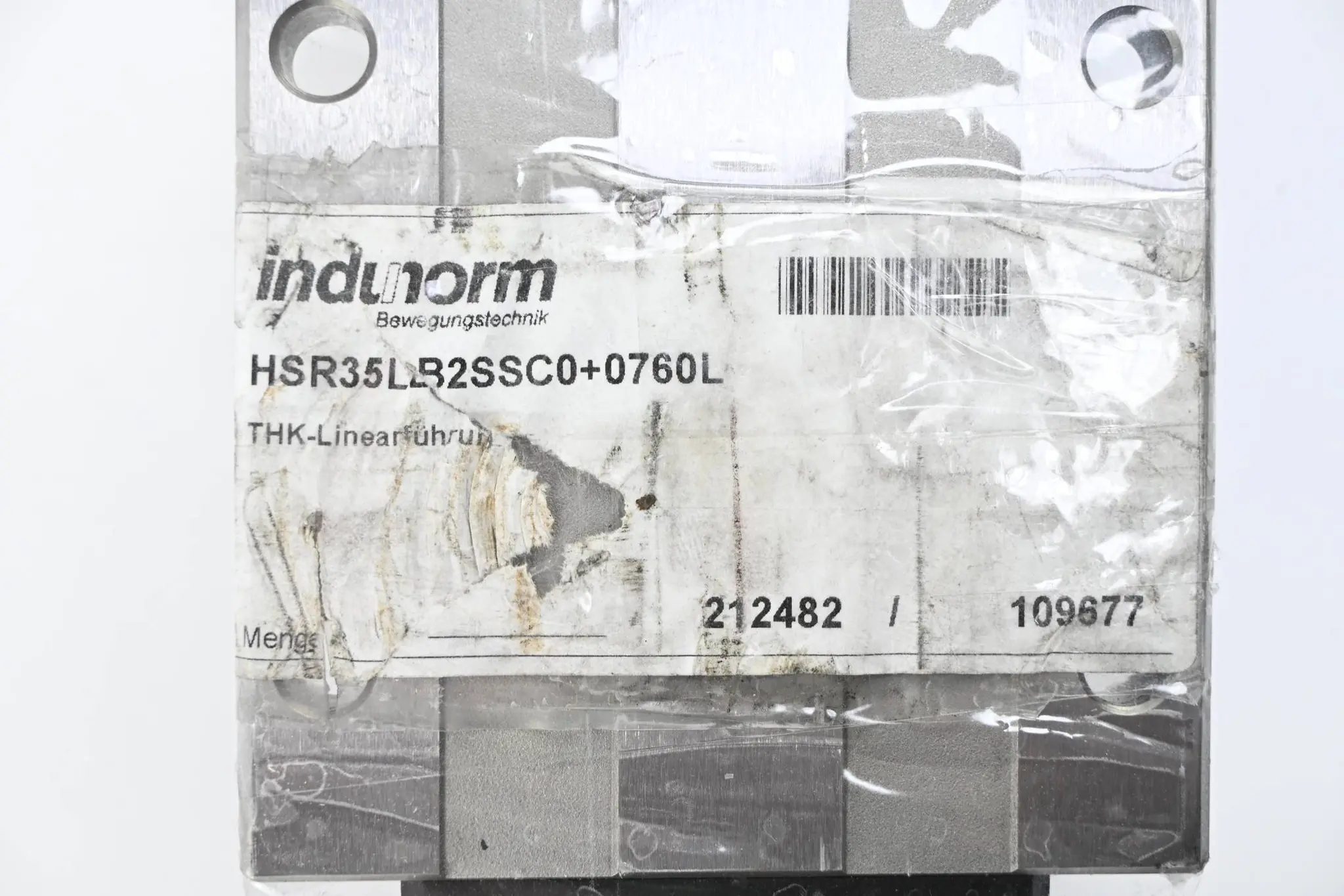 Indunorm Linearführungseinheit HSR35LB2SSC0+0760L