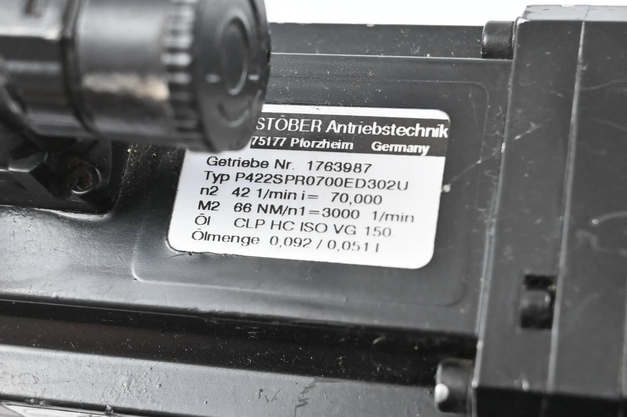 Produktfoto 1 von Stöber Servomotor ED302URPS060 inkl. Getriebe P422SPR0700ED302U