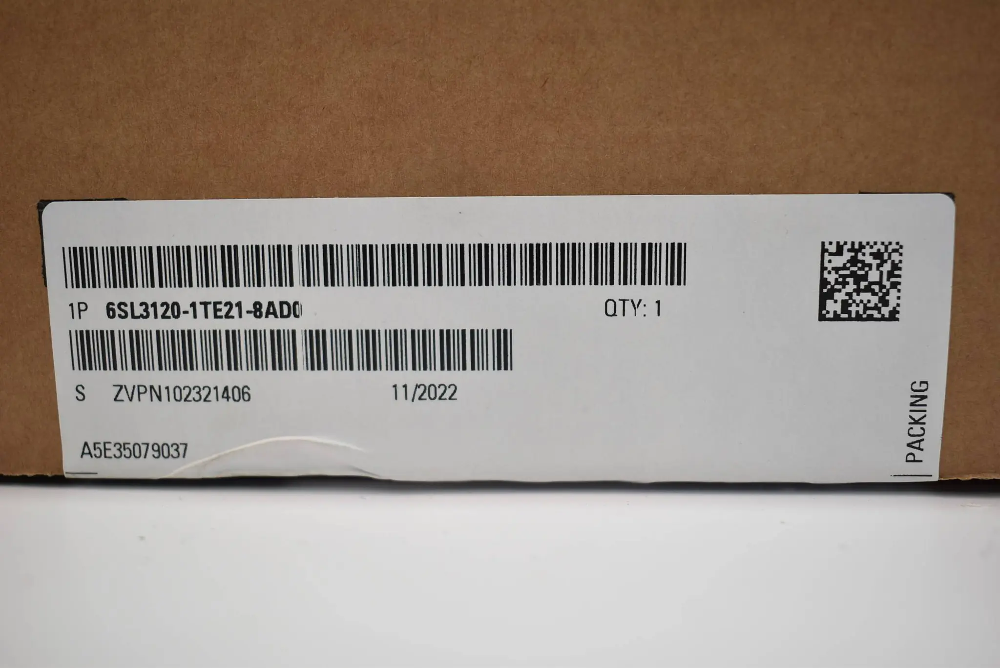 Produktfoto 1 von Siemens sinamics S120 6SL3 120-1TE21-8AD0 ( 6SL3120-1TE21-8AD0 ) AC