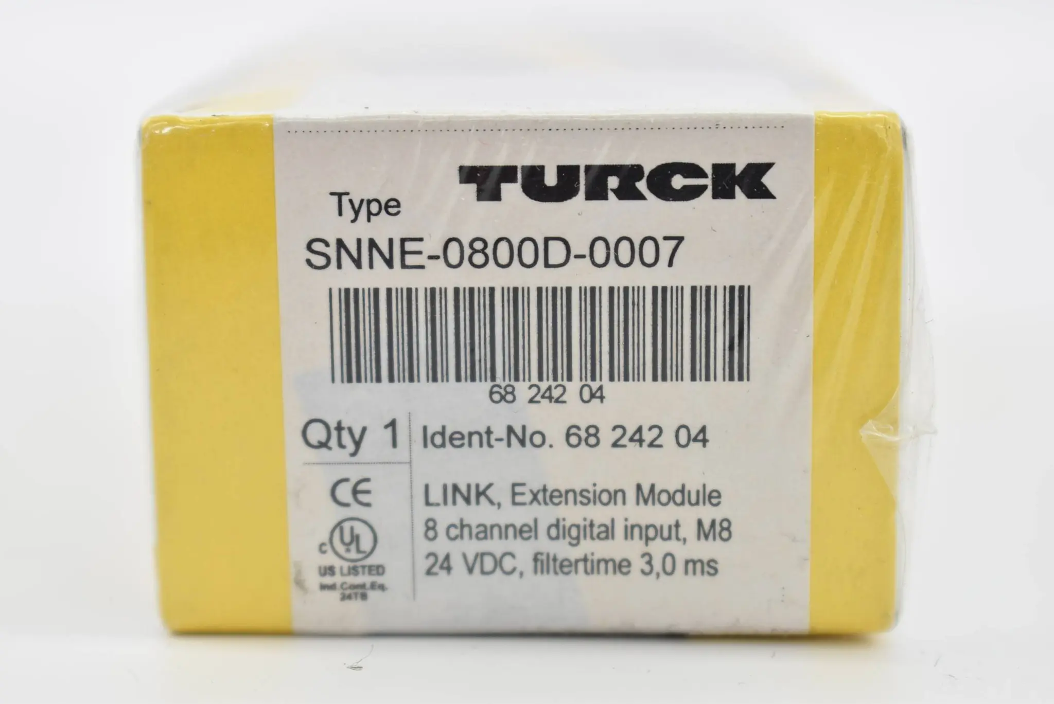 Produktfoto 1 von Turck Extension Module Link M8 24 V DC 3,0 ms SNNE-0800D-0007 ( 6824204 )