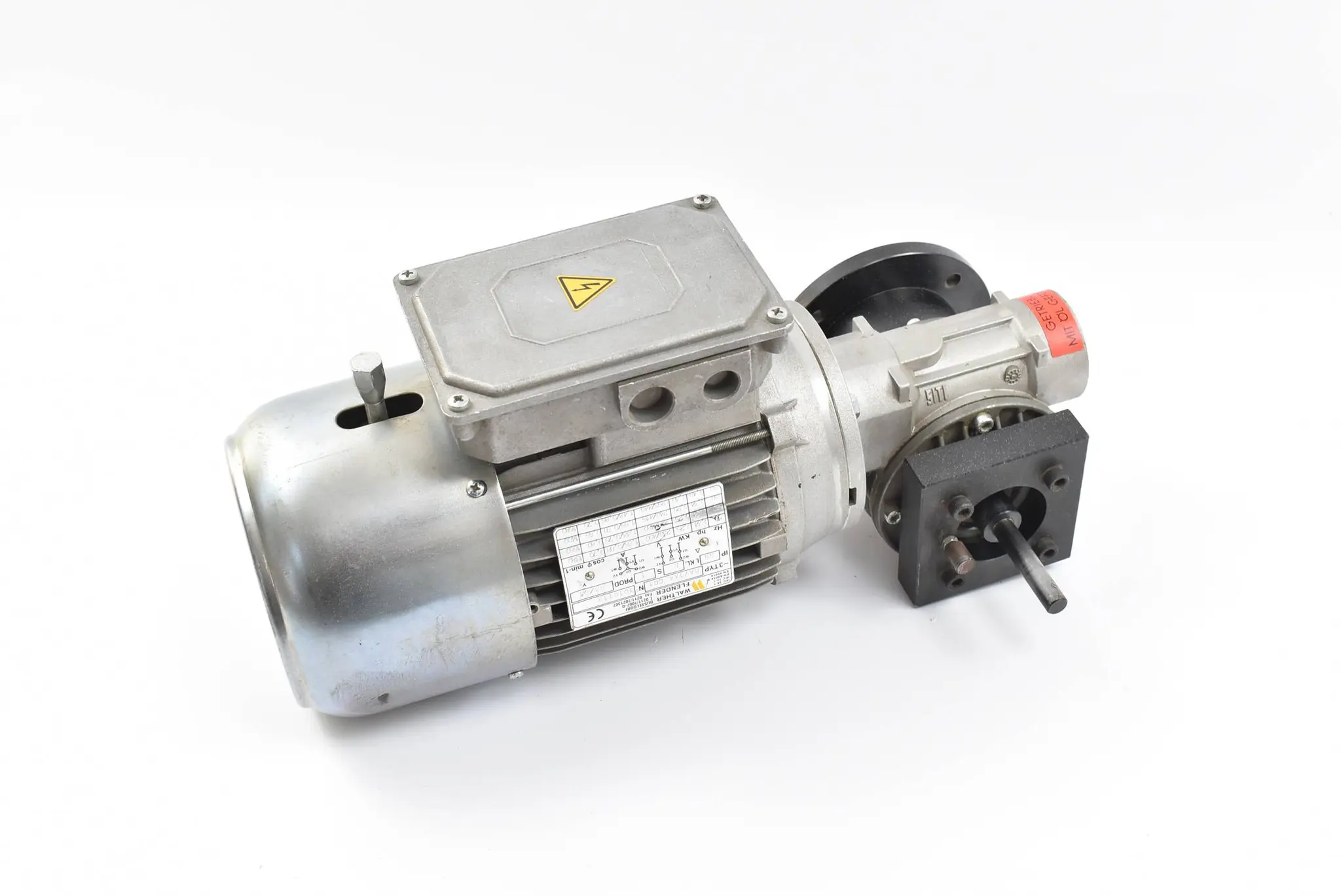 Produktfoto 1 von Walther Flender 3~ Motor MA71A4 CC1 inkl. Getriebe MI40FP 7,5/1 0,25/4 DR 24V