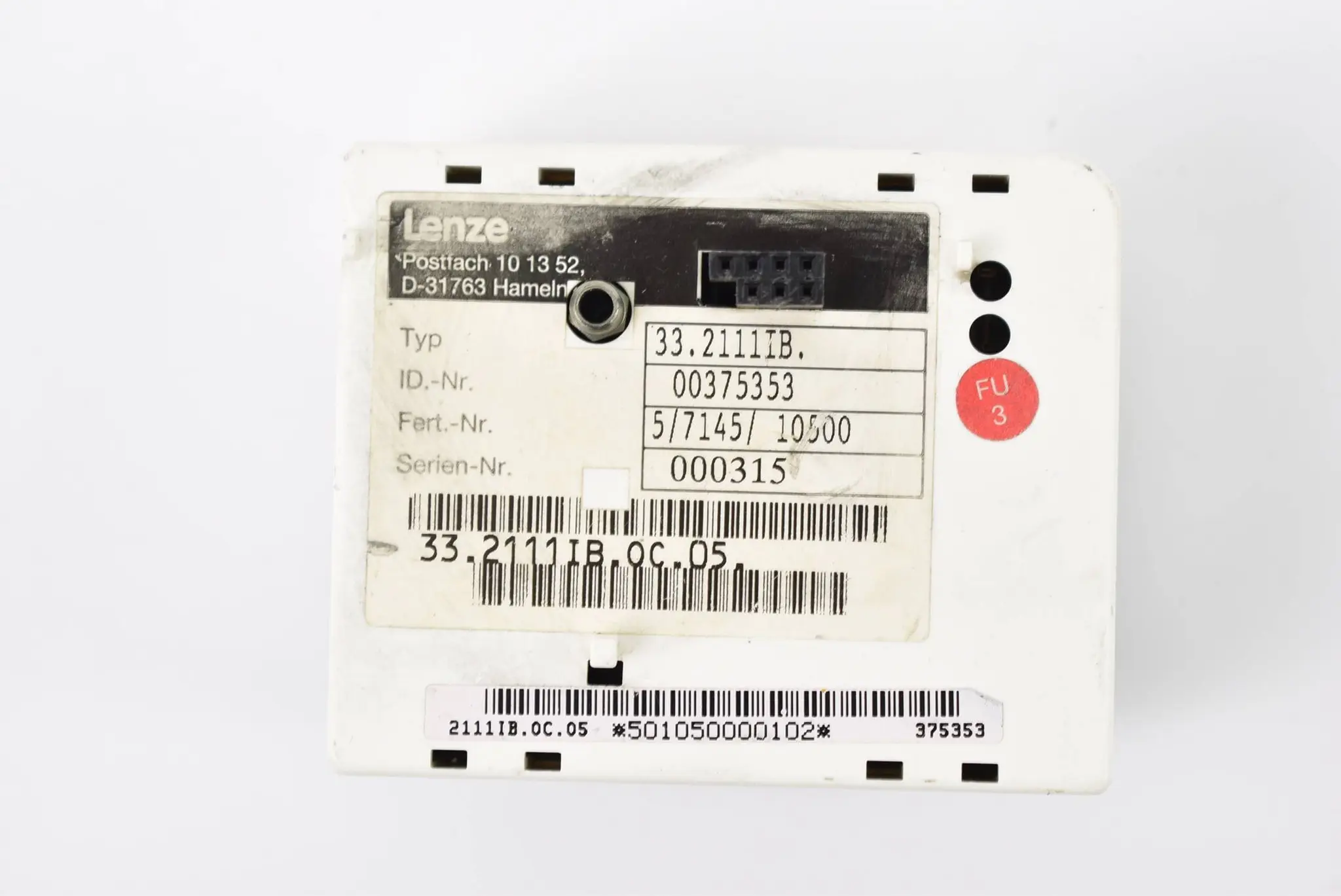 Produktfoto 1 von Lenze Interbus S 33.2111IB ( 33.2111IB.0C.O5 )