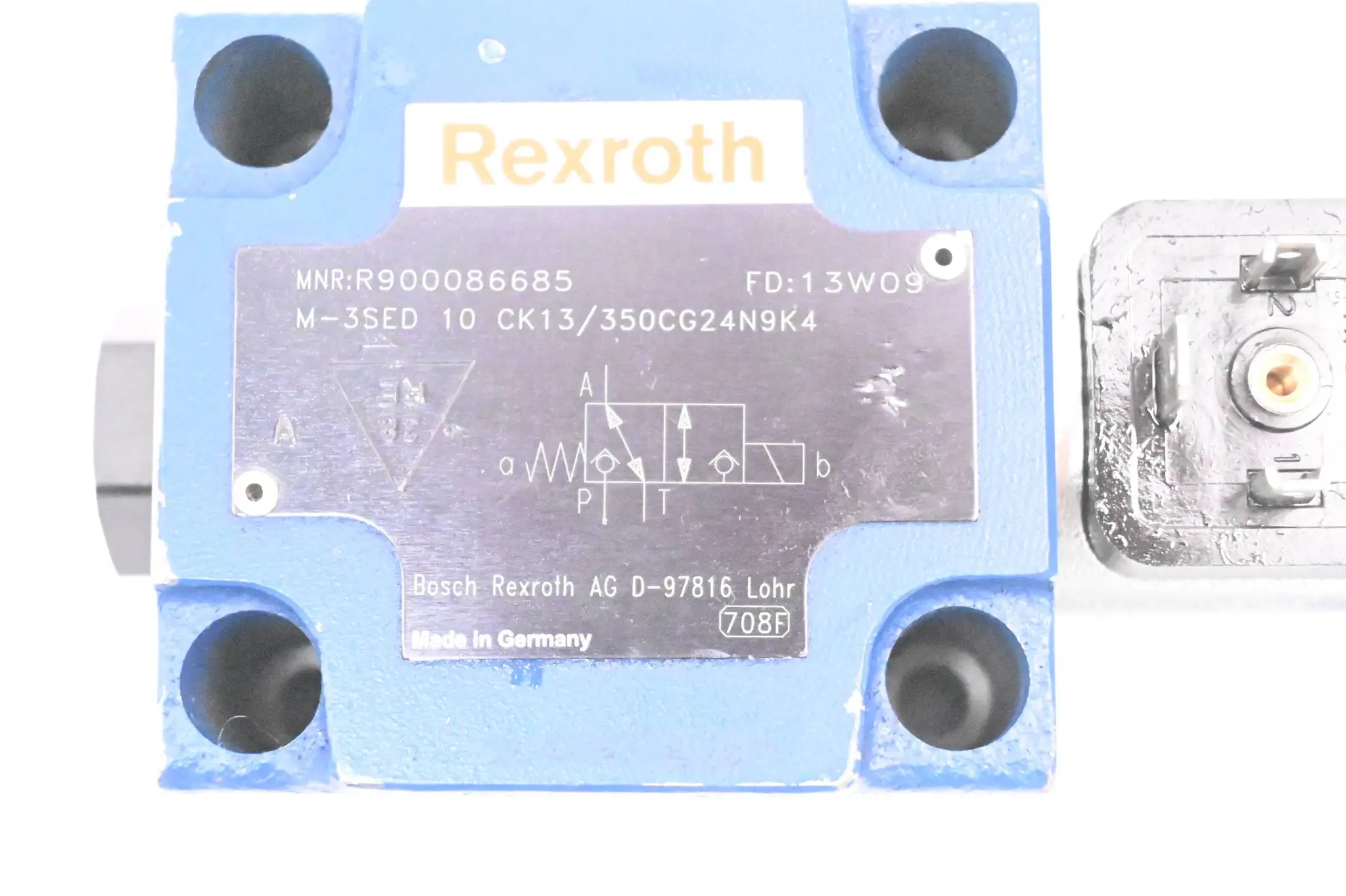 Produktfoto 1 von Rexroth Wegesitzventil M-3SED10CK1X/350CG24N9K4 ( R900086685 )