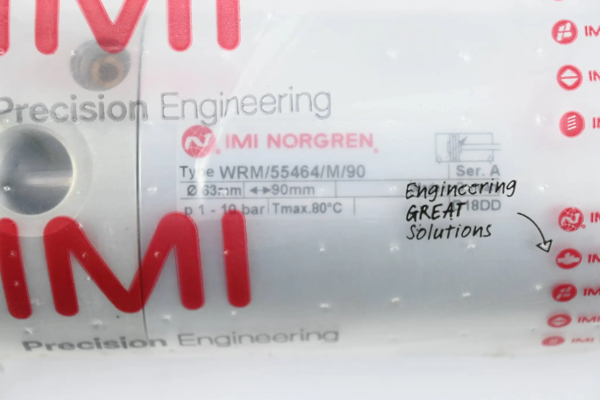 Produktfoto 1 von Norgren Rundzylinder WRM/55464/M/90