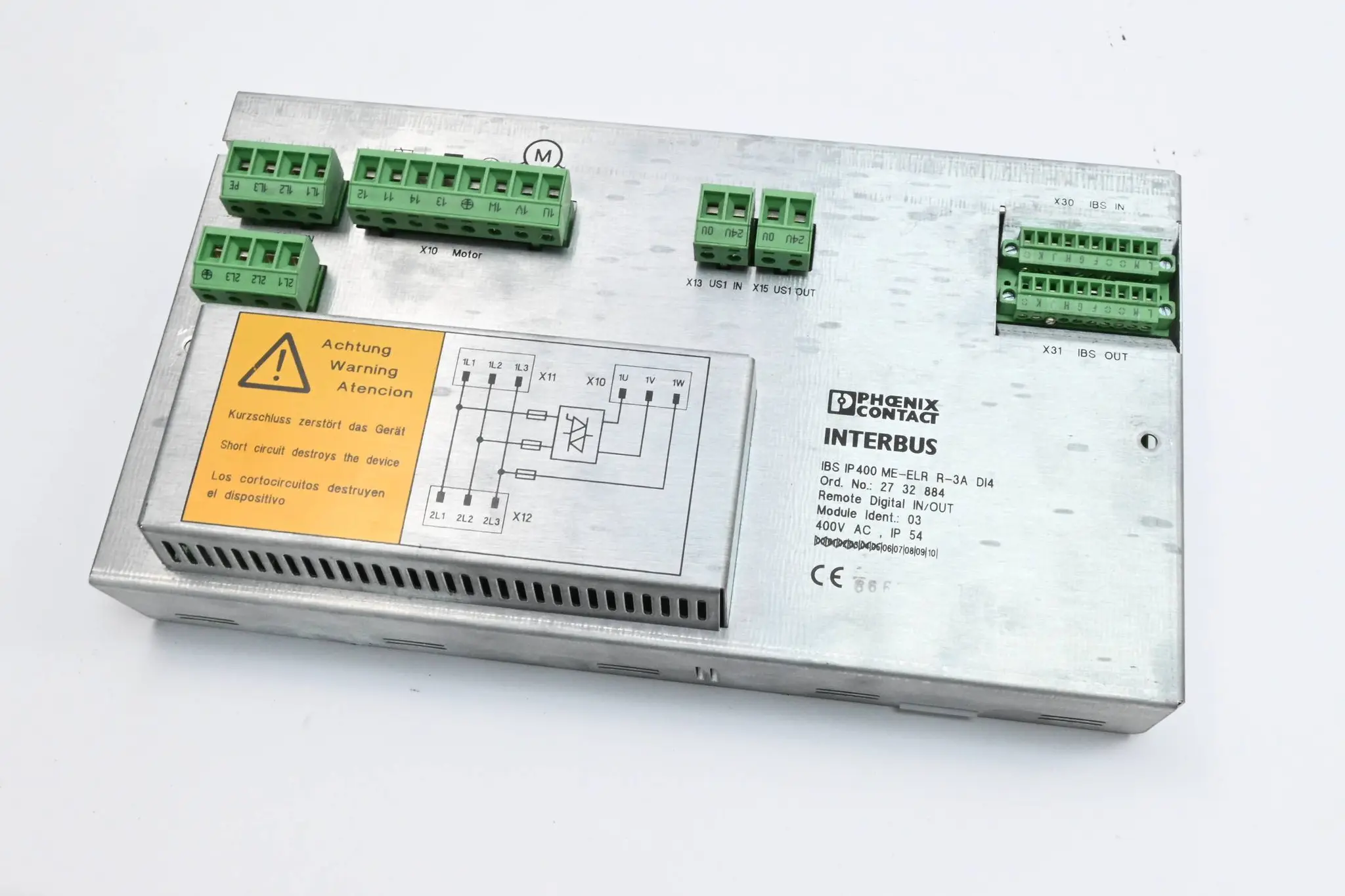 Produktfoto 1 von Phoenix Contact Motor Starter IBS IP 400 ME-ELR 2-3A DI4 ( 2732907 )