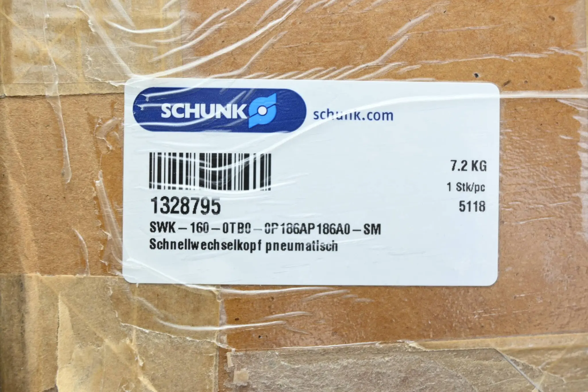 Produktfoto 1 von Schunk Schnellwechselkopf SWK-160-0TB0-0P186AP186A0-SM ( 1328795 )