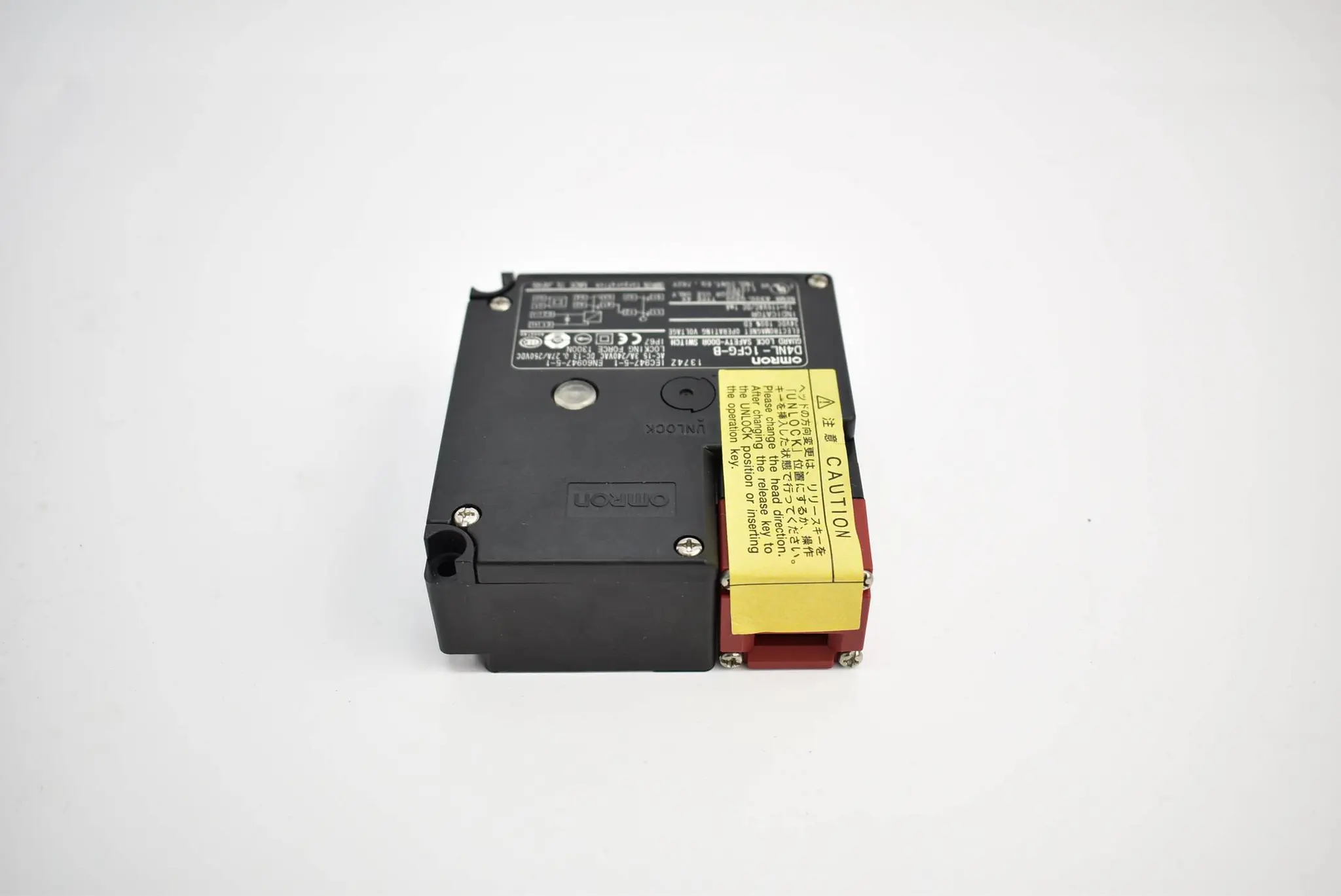 Produktfoto 1 von Omron Verriegelungsschalter mit Zuhaltung 24 VDC D4NL-1CFG-B