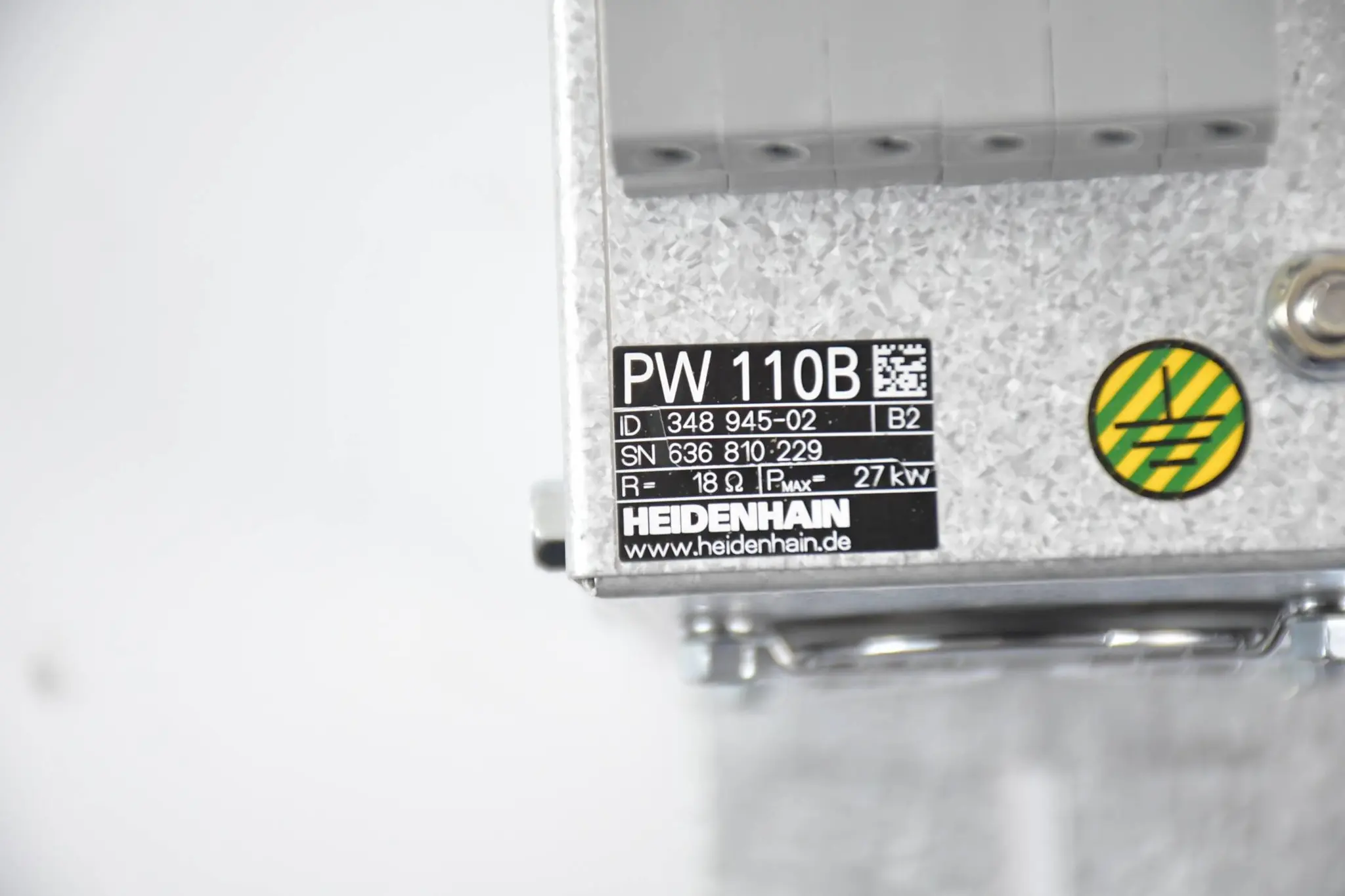 Produktfoto 1 von Heidenhain Pulswiderstandsmodul mit Temperaturschalter PW 110B / 348945-02 V. B2