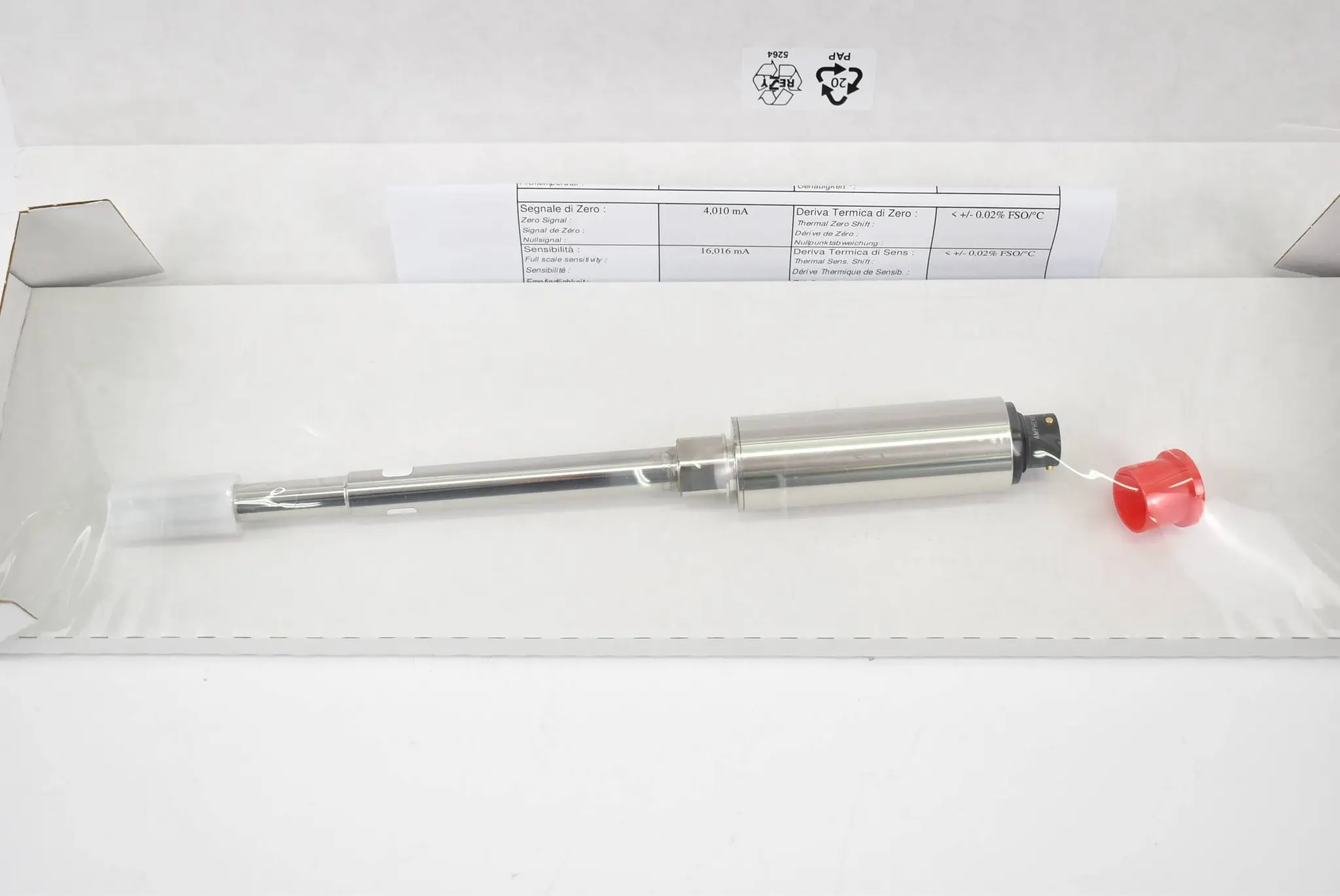 Produktfoto 1 von Gefran Massedrucksensor F061102 ( KE0-6-M-B01M-1-4-0-S-E 2130X000X00 )