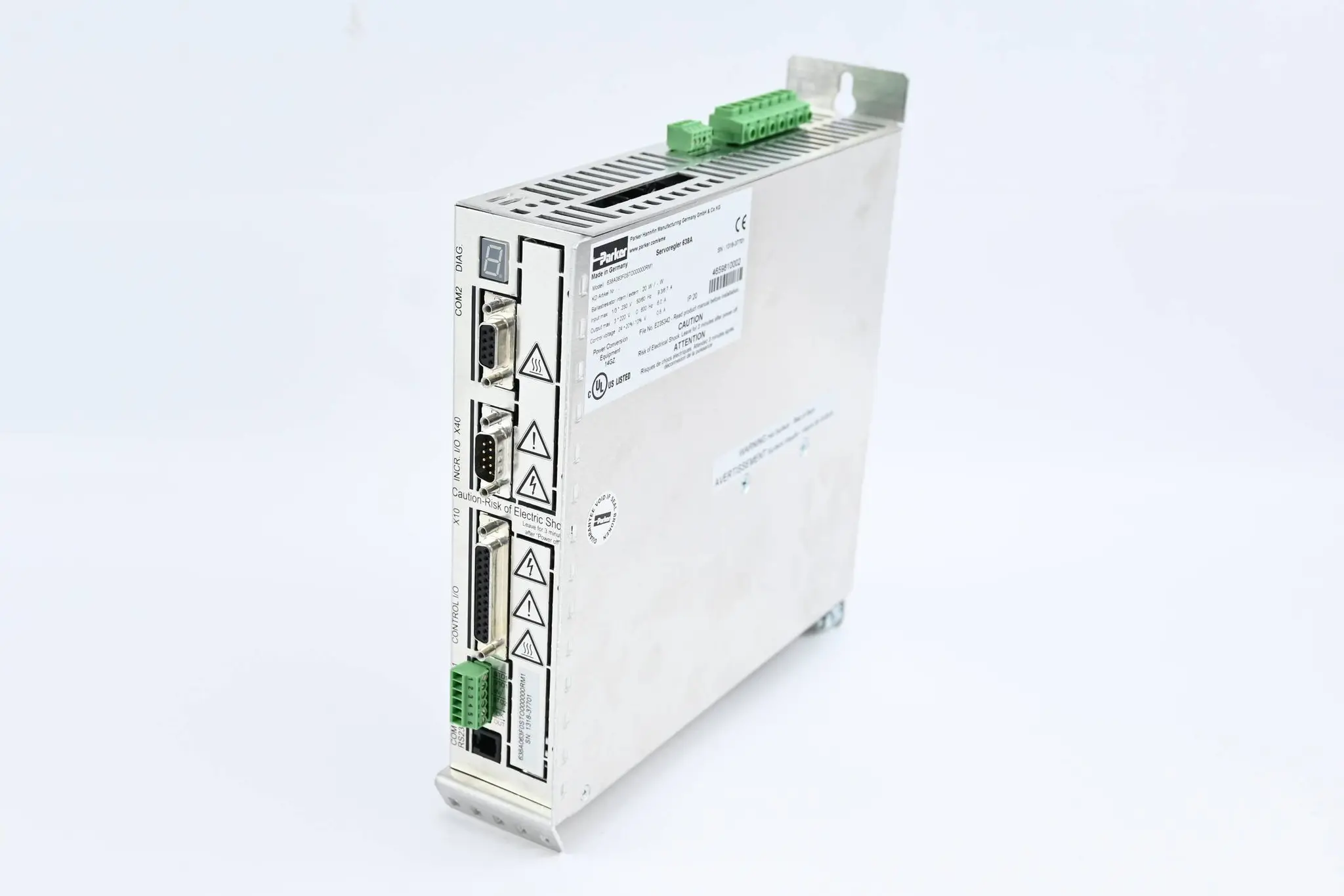 Produktfoto 1 von Parker Servoregler 638A ( 638A063F0STO000000RM1 )