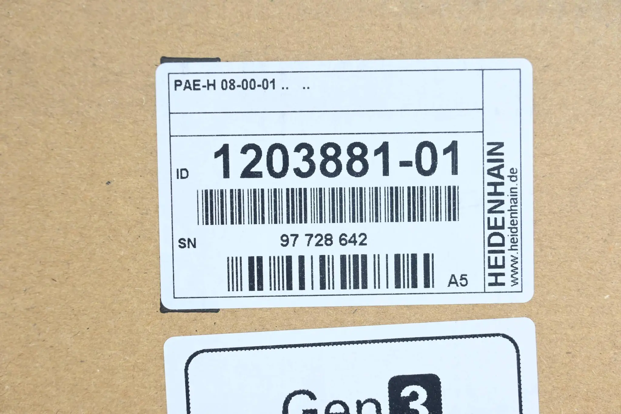 Produktfoto 1 von Heidenhain PAE-H 08-00-01 ( 1203881-01 ) 1203 881-01 Ver. A5