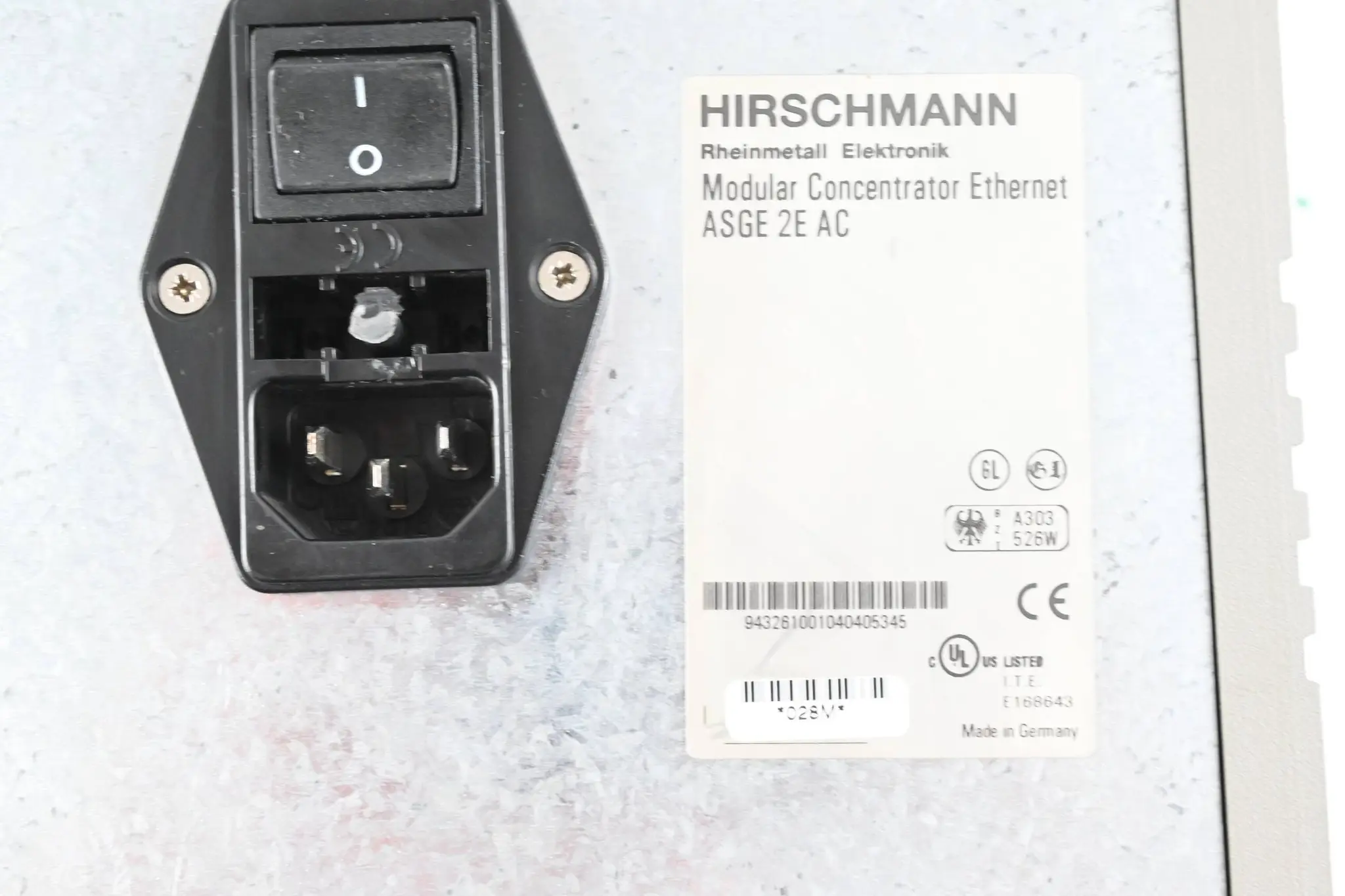 Produktfoto 1 von Hirschmann Modular Concentrator Ethernet ASGE 2E AC ( ASGE2EAC )