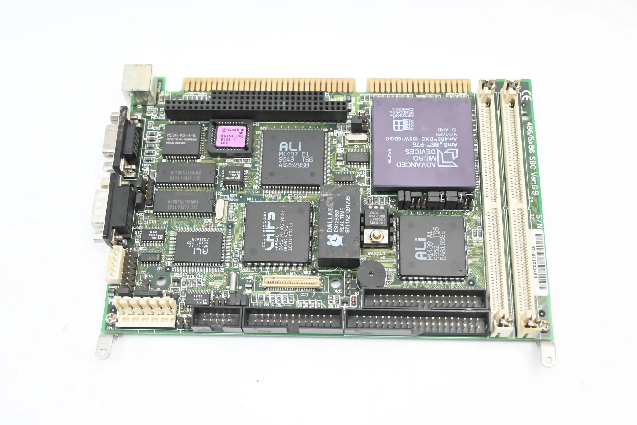 Produktfoto 1 von Axiomtek Industrie Motherboard 486/5x86 SBC Ver. G9
