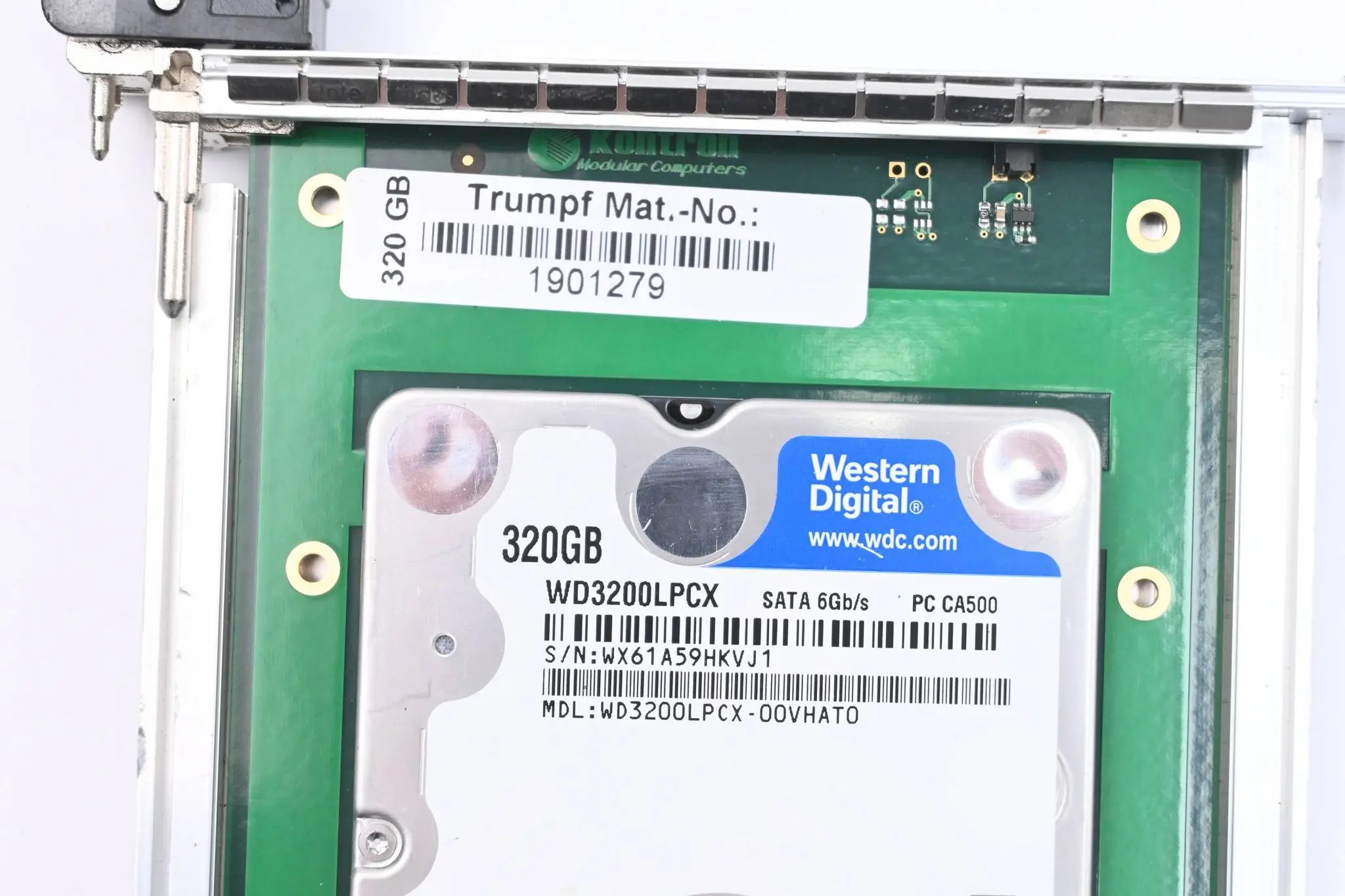 Produktfoto 1 von Trumpf CP-HDD-S Festplatten Modul 320GB ( 1901279 )