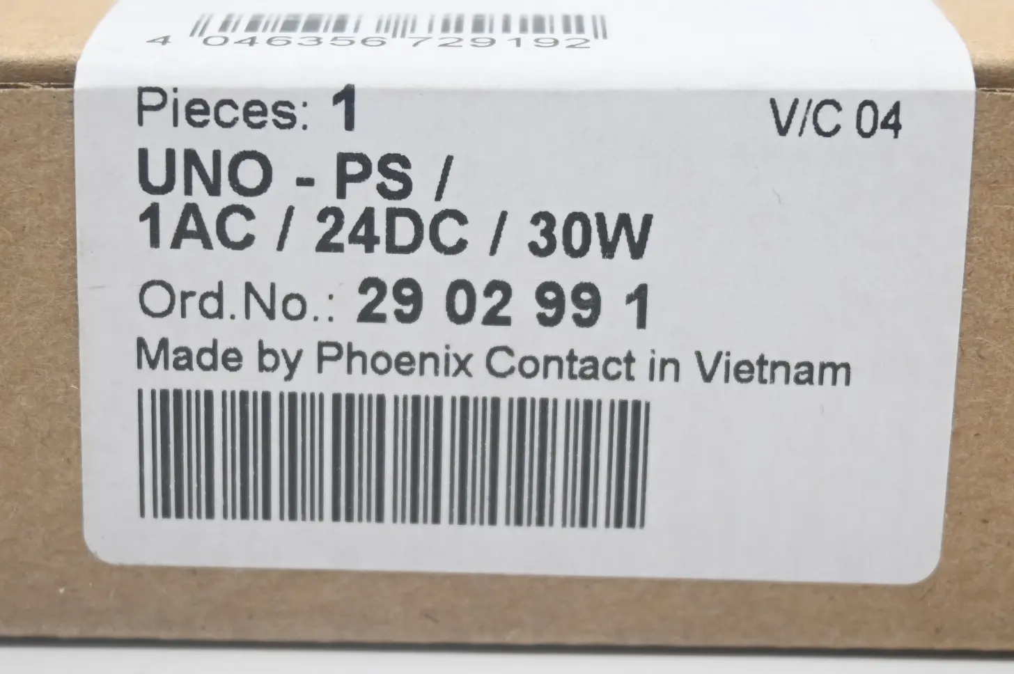 Produktfoto 1 von Phoenix Contact Stromversorgung UNO-PS/1AC/24DC/ 30W ( 2902991 )