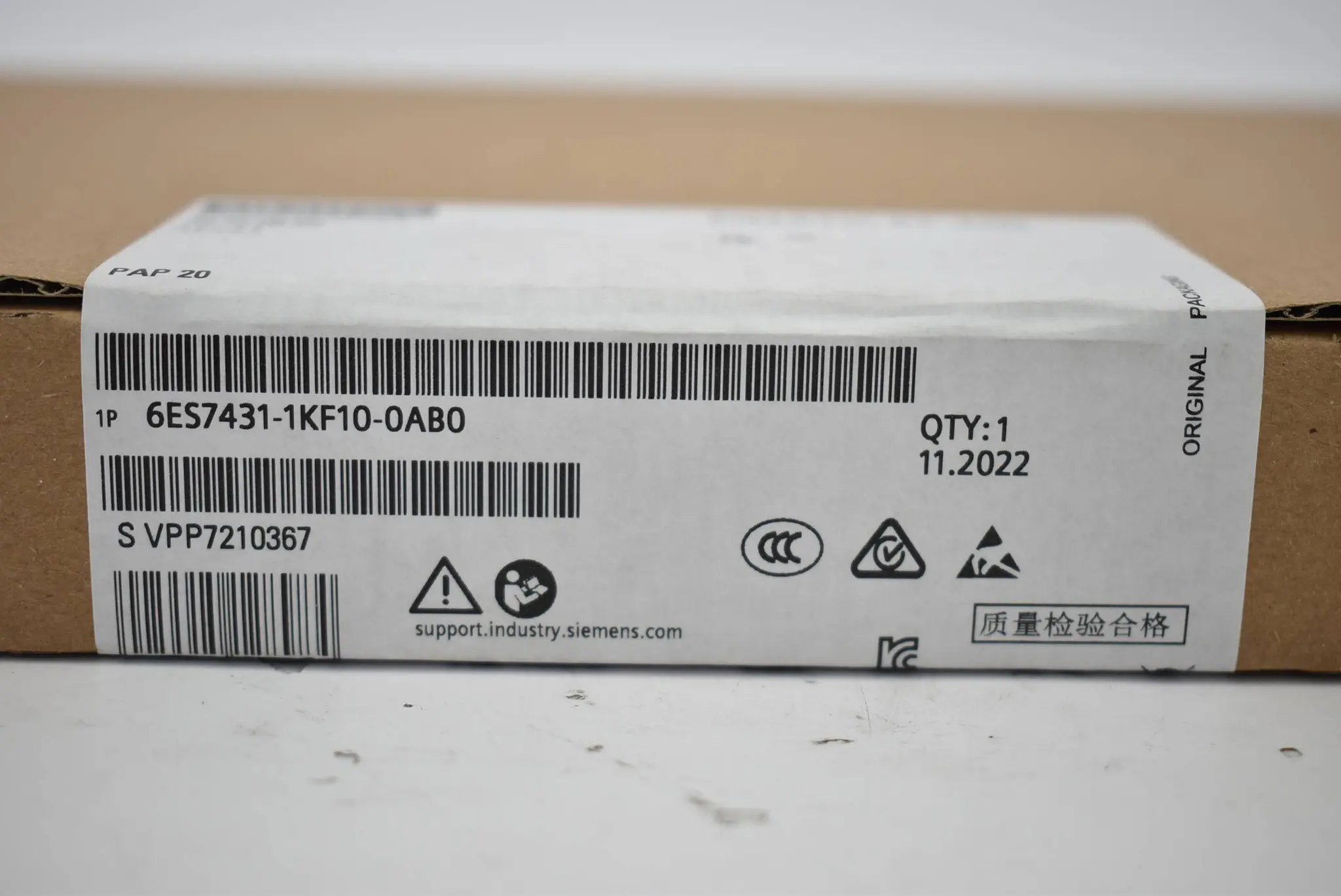 Produktfoto 1 von Siemens Simatic Signalmodule 6ES7 431-1KF10-0AB0 ( 6ES7431-1KF10-0AB0 ) E9