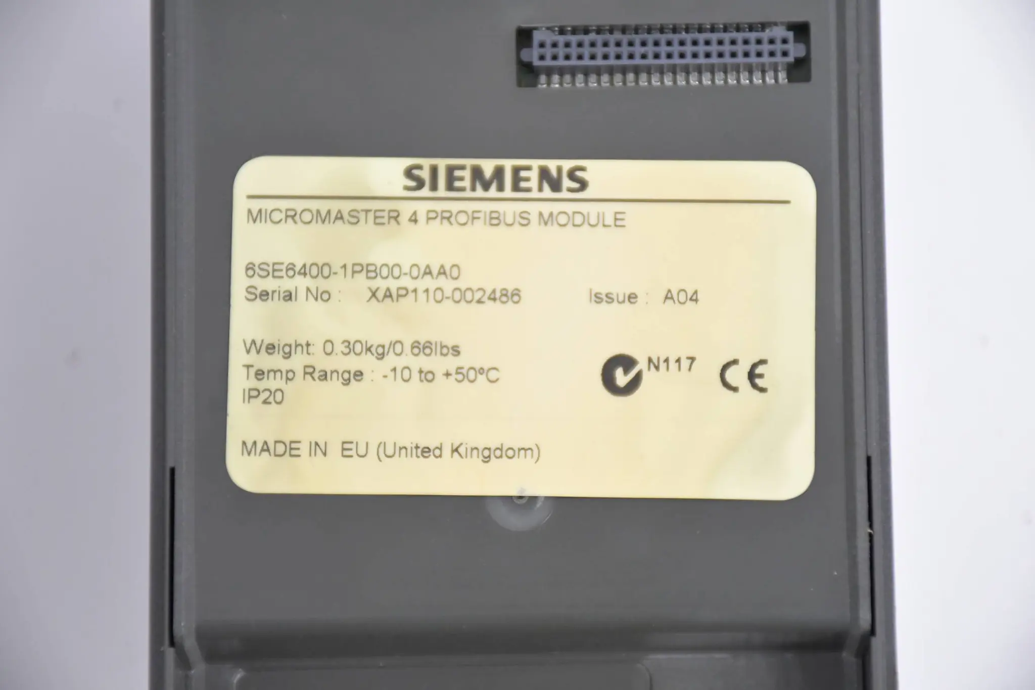 Produktfoto 1 von Siemens Micromaster 440 6SE6440-2AB21-1BA1 E A19/2.09 inkl. Kommutierungsdrossel