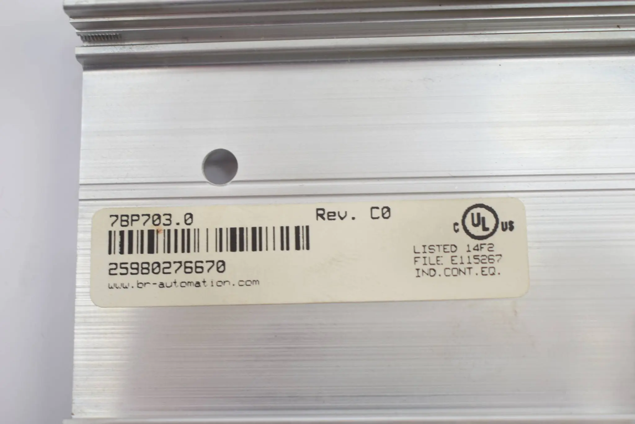 Produktfoto 1 von B&R Automation-Modulträger 7BP703.0 Rev. C0