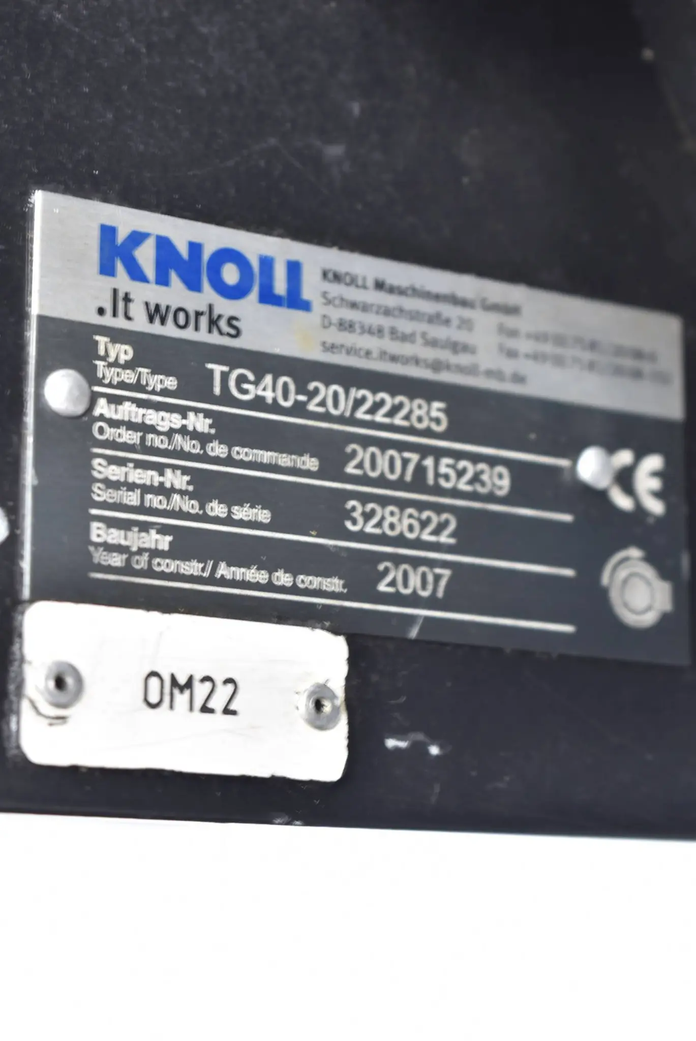 Produktfoto 1 von Knoll Kreiselpumpe 2,2kW TG 40-20/22285