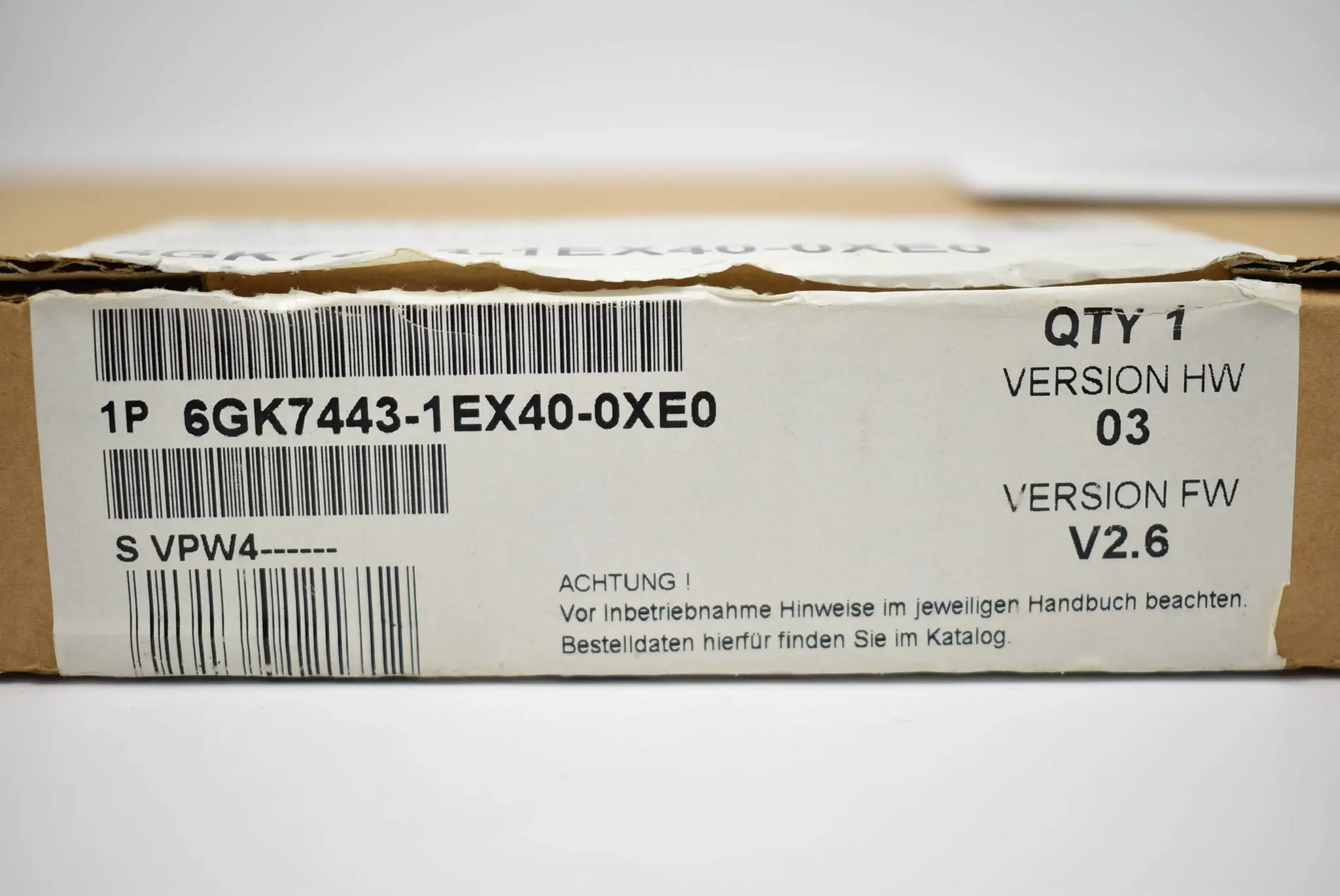 Produktfoto 1 von Siemens simatic S7 NET CP443-1 6GK7443-1EX40-0XE0 ( 6GK7 443-1EX40-0XE0 ) HW:03