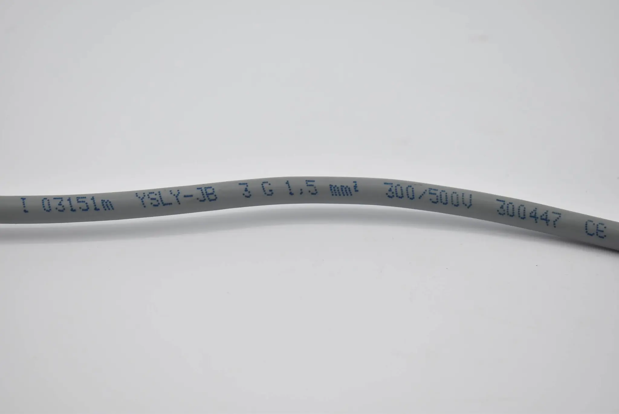 Produktfoto 1 von Steuerleitung YSLY-JB 3 G 300/500V ( 300447 ) 1,5m + Stecker 166-1ZU/3